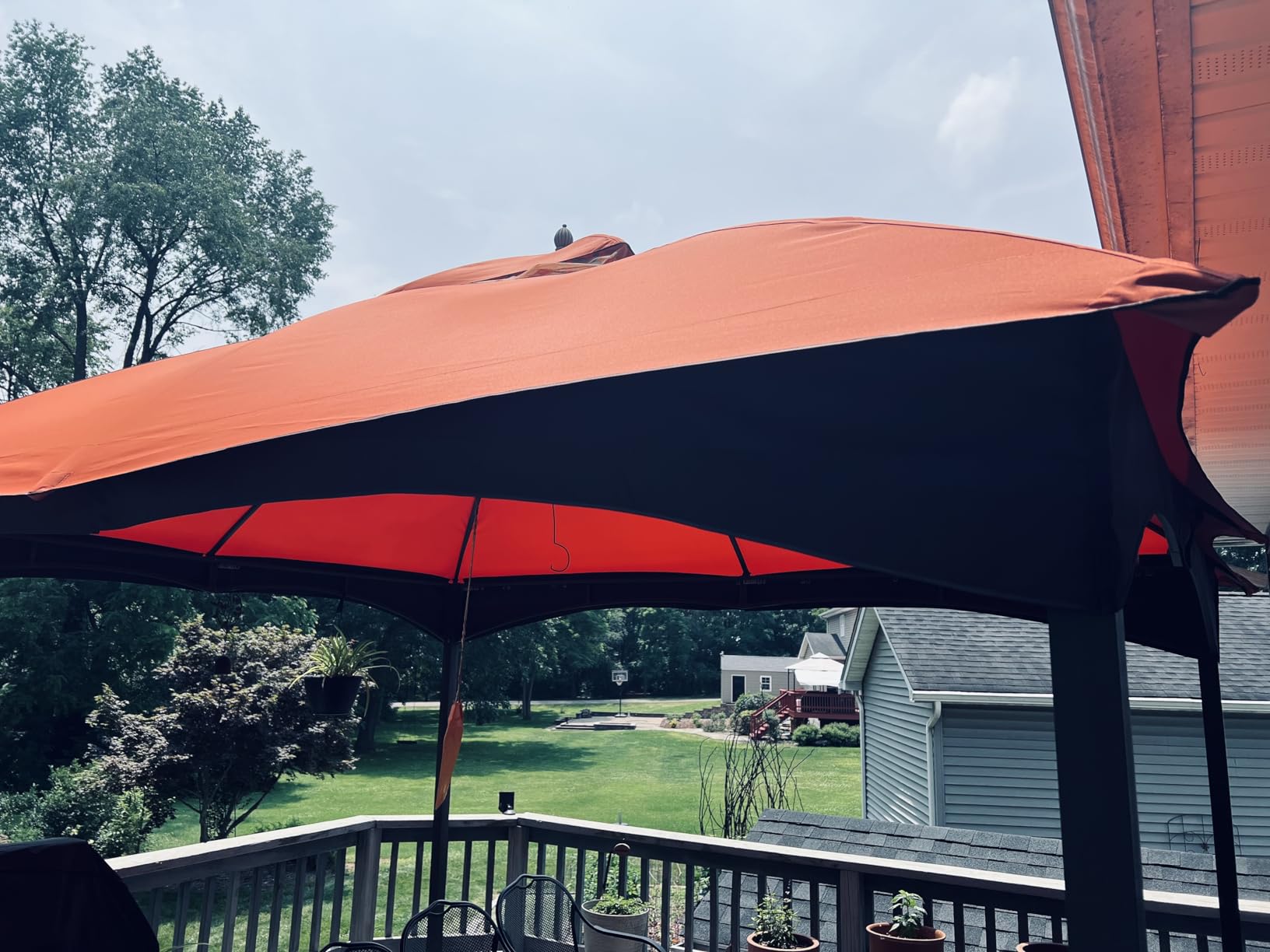 Eurmax USA High Performance Replacement Canopy Top for Lowe's Allen Roth Heavy Duty Gazebo Roof Gazebo Top with Air Vent 10X12 Cover #GF-12S004B-1, Replacement Top Only (Khaki) customer photo 1