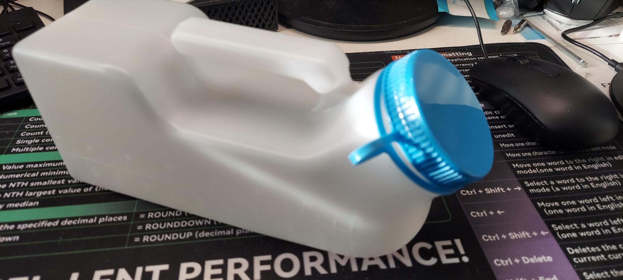 Urinals for Men with Spill Proof Glow Lid: 32oz/1000mL Portable Pee Bottle customer photo 2