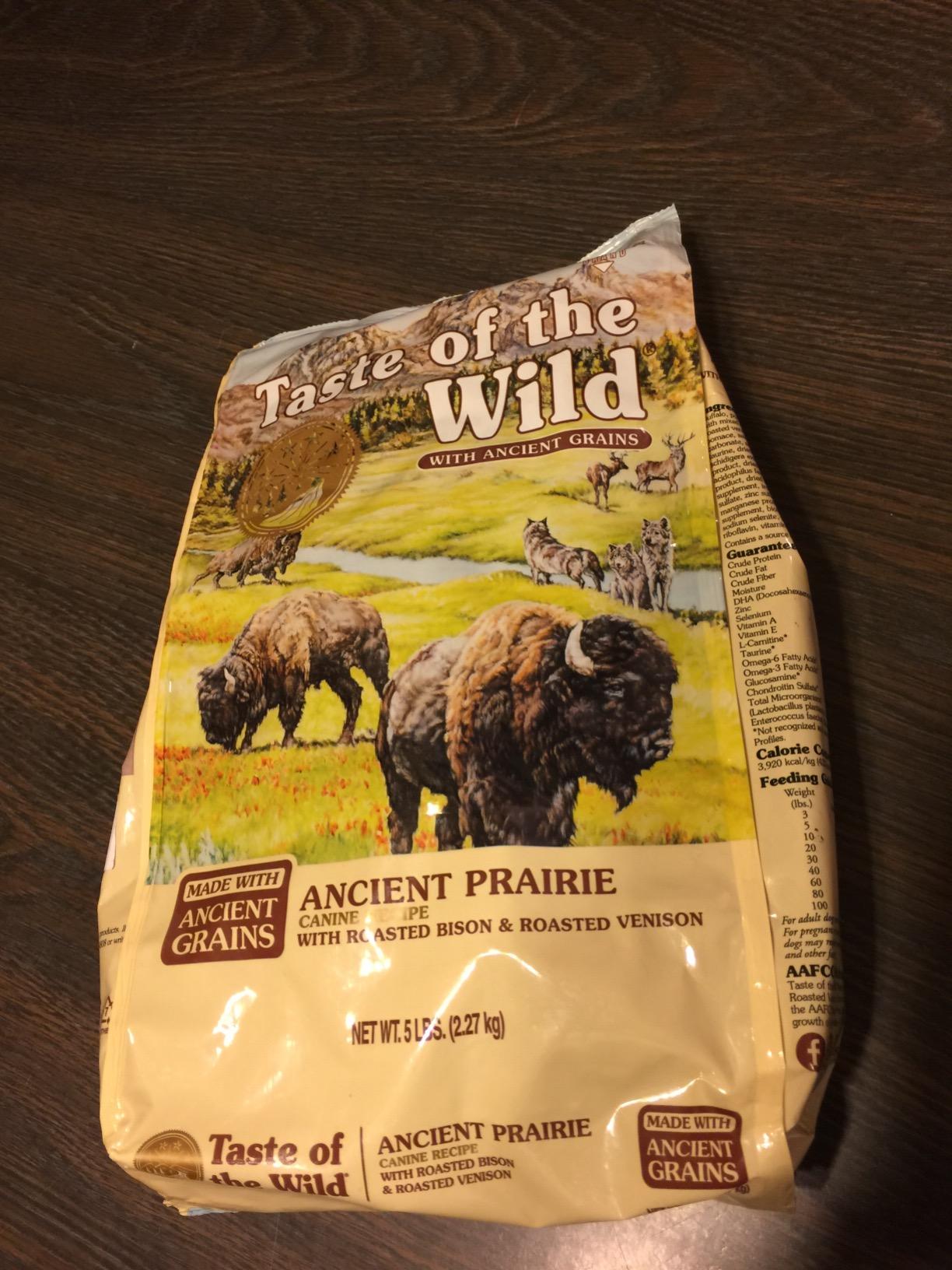 Taste of the Wild Ancient Prairie Dry Dog Food, Roasted Bison, 28lb customer photo 1