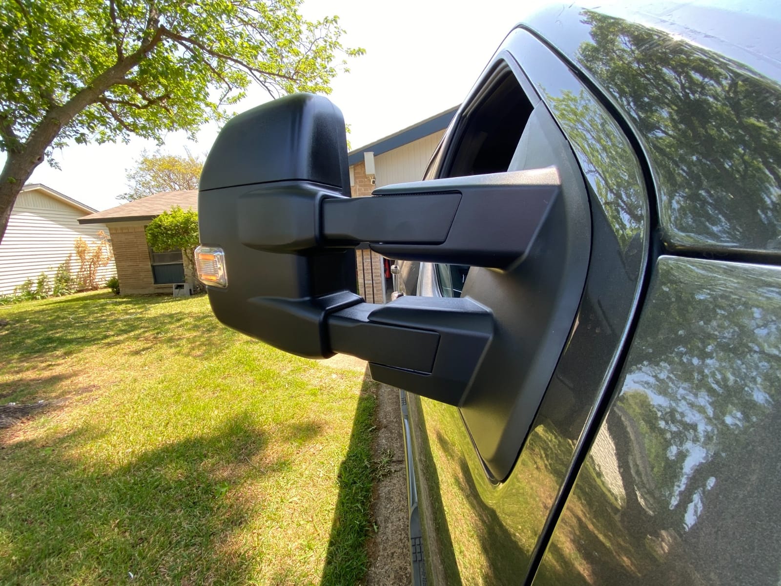 JZSUPER Towing Mirrors fit for Ford F150 Pickup Truck 2015 2016 2017 2018 2019 2020, Power Heated with Turn Signal Temperature Sensor 8 Pin Plug customer photo 1