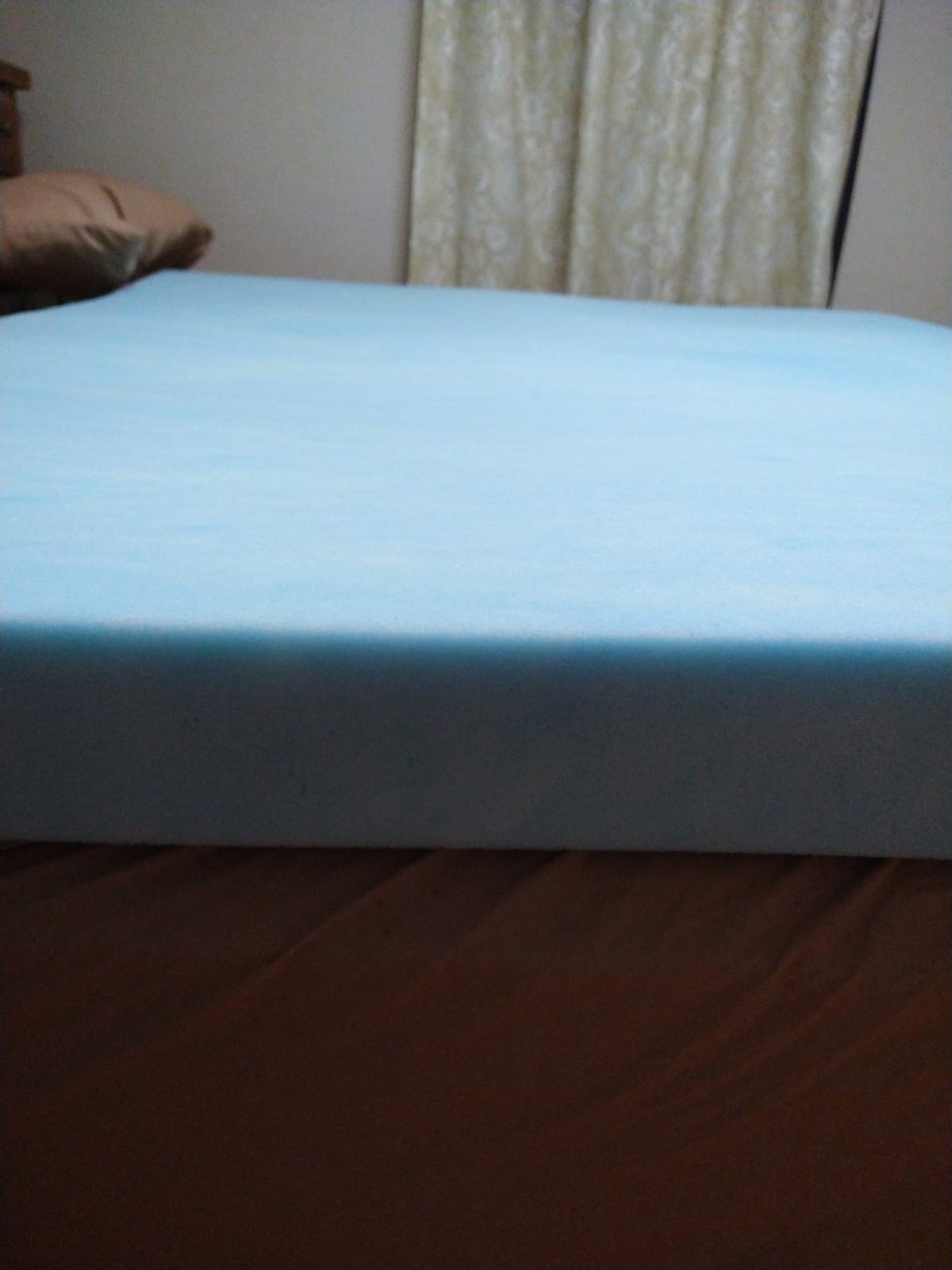 Sure2Sleep Gel Swirl Memory Foam Mattress Topper - 3 Inch, Pressure Relieving, Cooling Comfort - Made in the USA & CertiPUR-US Certified - Softens Firm Beds and Extends Mattress Life - King Size customer photo 2