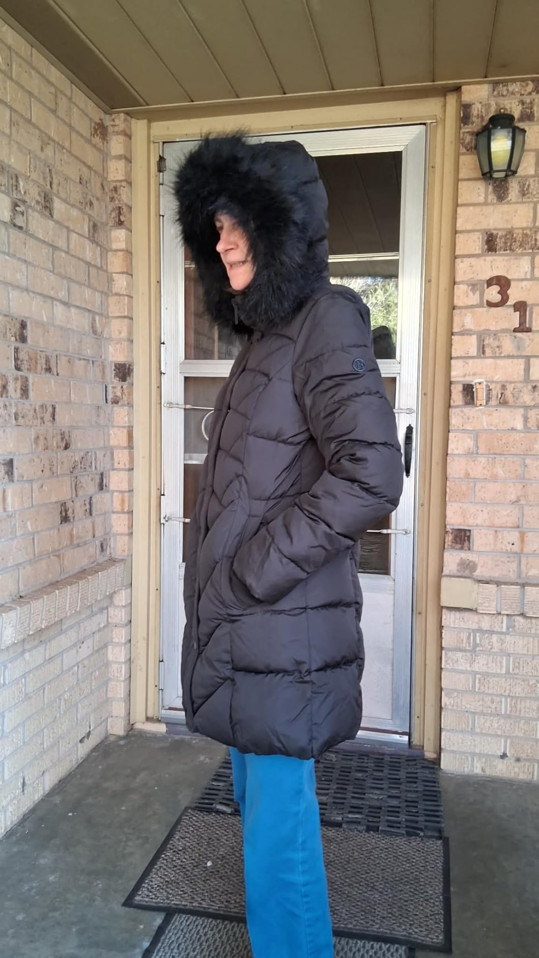 BINACL Women's Winter Warm Thicken Long Outwear Pockets Coat Parka Jacket XS-3XL customer photo 2
