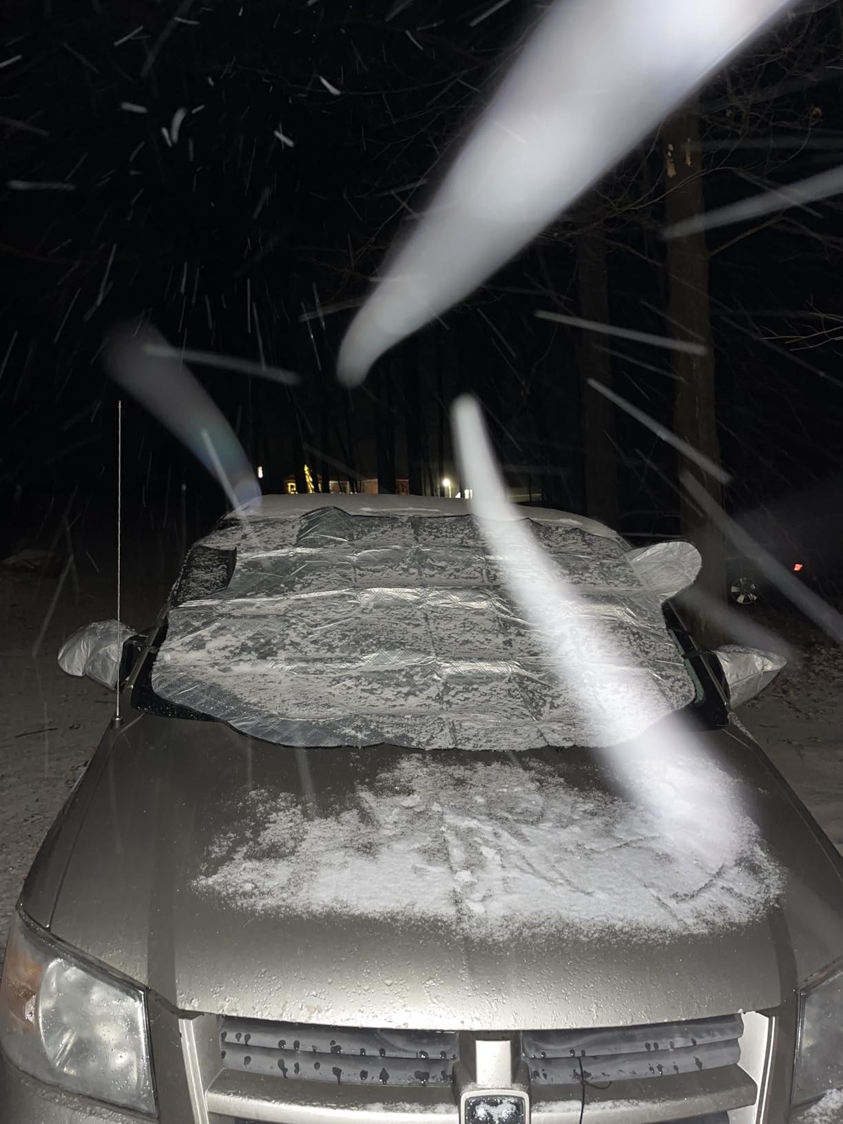 Gintenco Windshield Cover, Frost Ice Windscreen Covers with Magnetic Edges customer photo 1