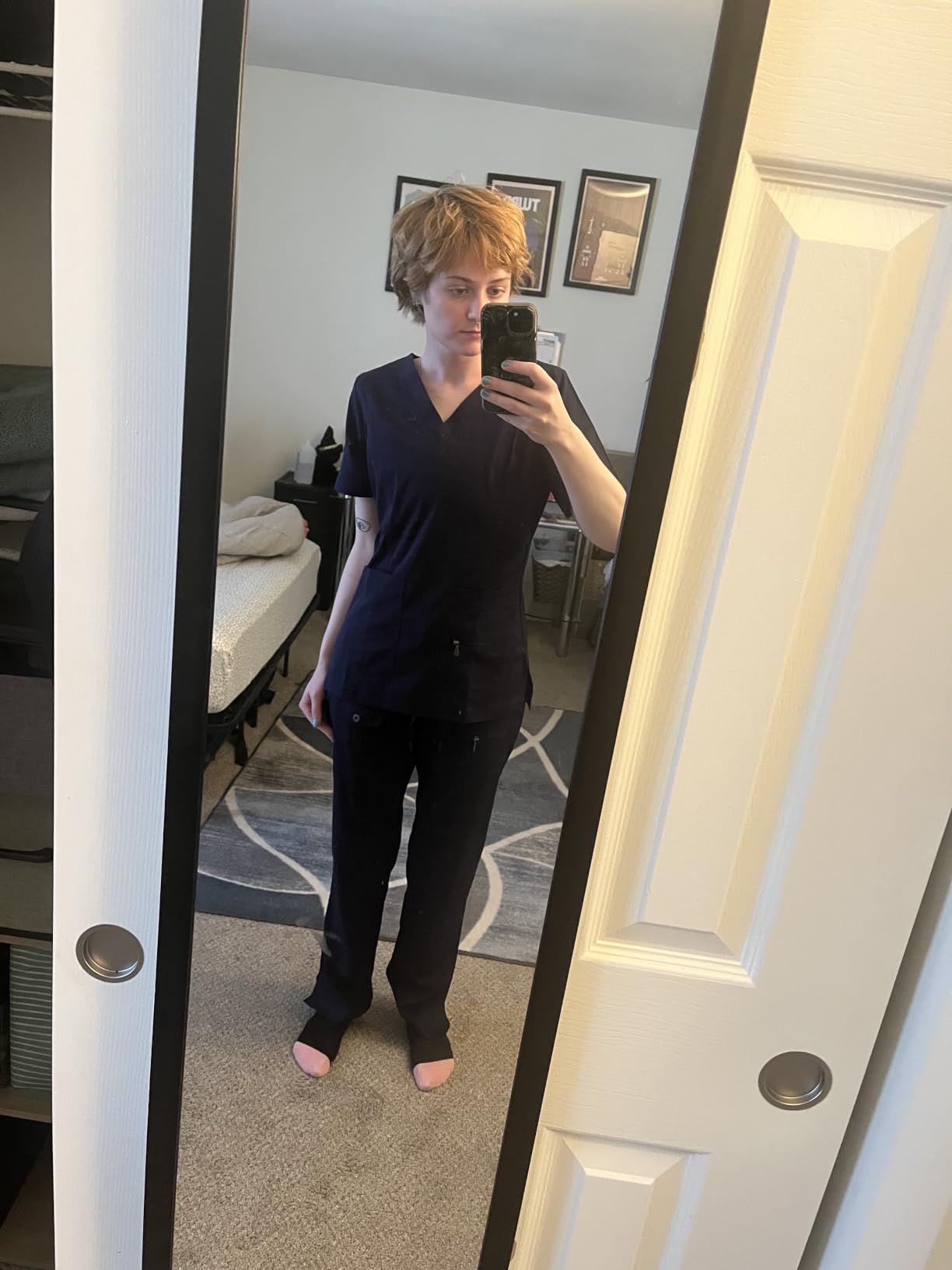 Adar Pro Breakthrough Plus Scrub Set for Women - Enhanced V-Neck Top & Multi Pocket Pants customer photo 2