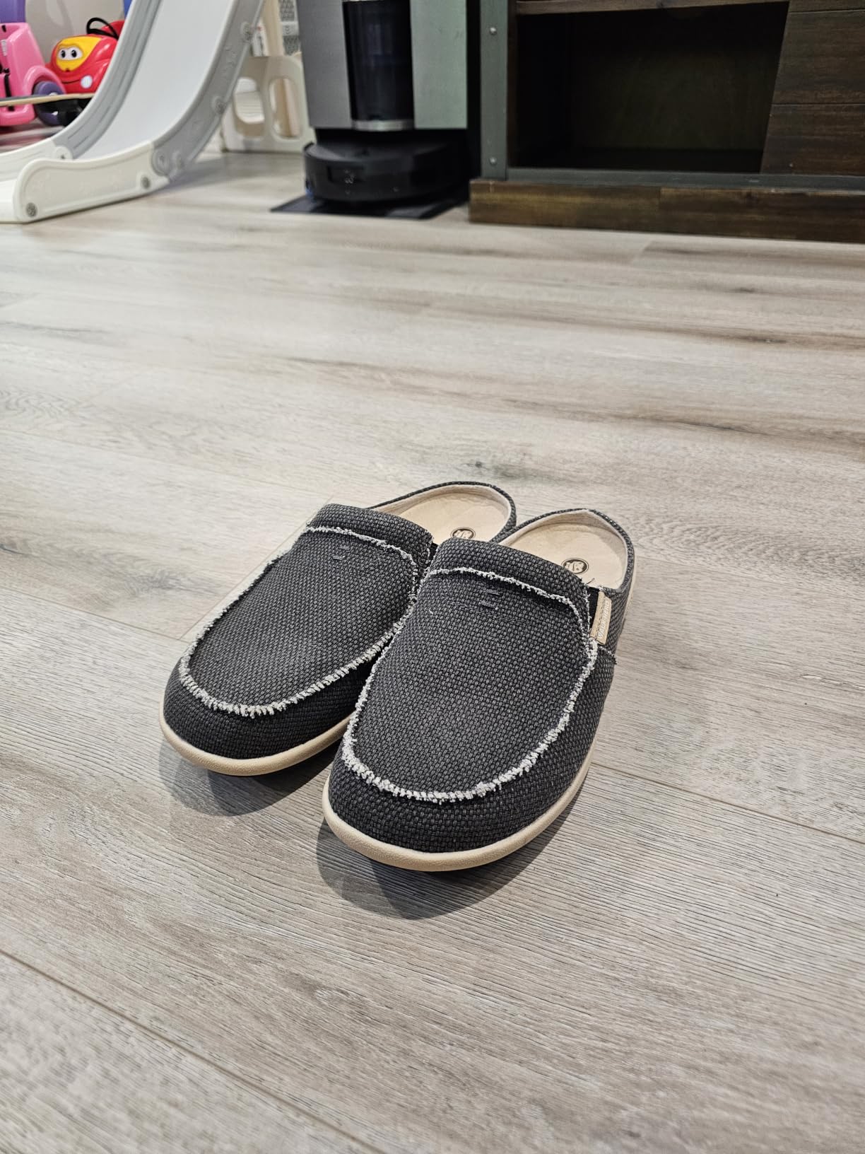 Mens Slippers with Arch Support, House Shoes for Men with Anti-Slip Sole customer photo 2