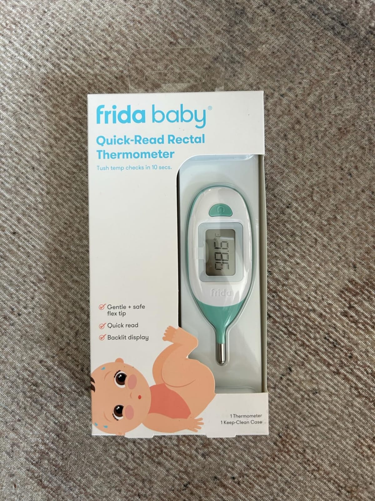 Frida Baby Digital Rectal Thermometer for Babies, Newborns & Infants customer photo 1