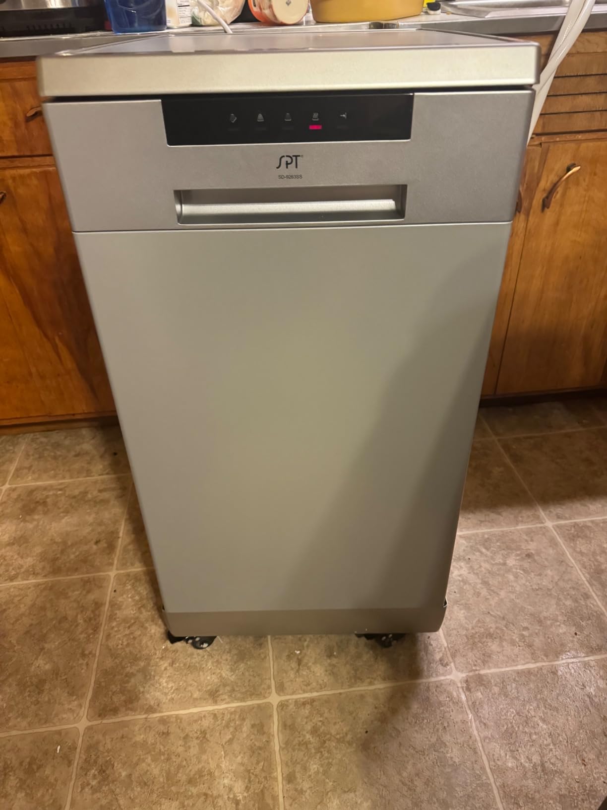 SPT SD-9263SS 18″ Wide Portable Stainless Steel Dishwasher with ENERGY STAR, 6 Wash Programs, 8 Place Settings and Stainless Steel Tub customer photo 2