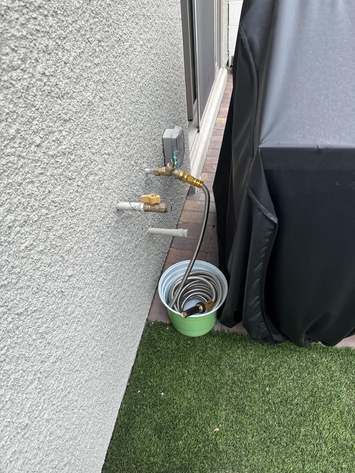 Rosy Earth 100 FT Garden Hose Expandable - 304 Stainless Steel Water Hose 100 FT - Heavy Duty Flexible Kink Free Hose, no Bite customer photo 2