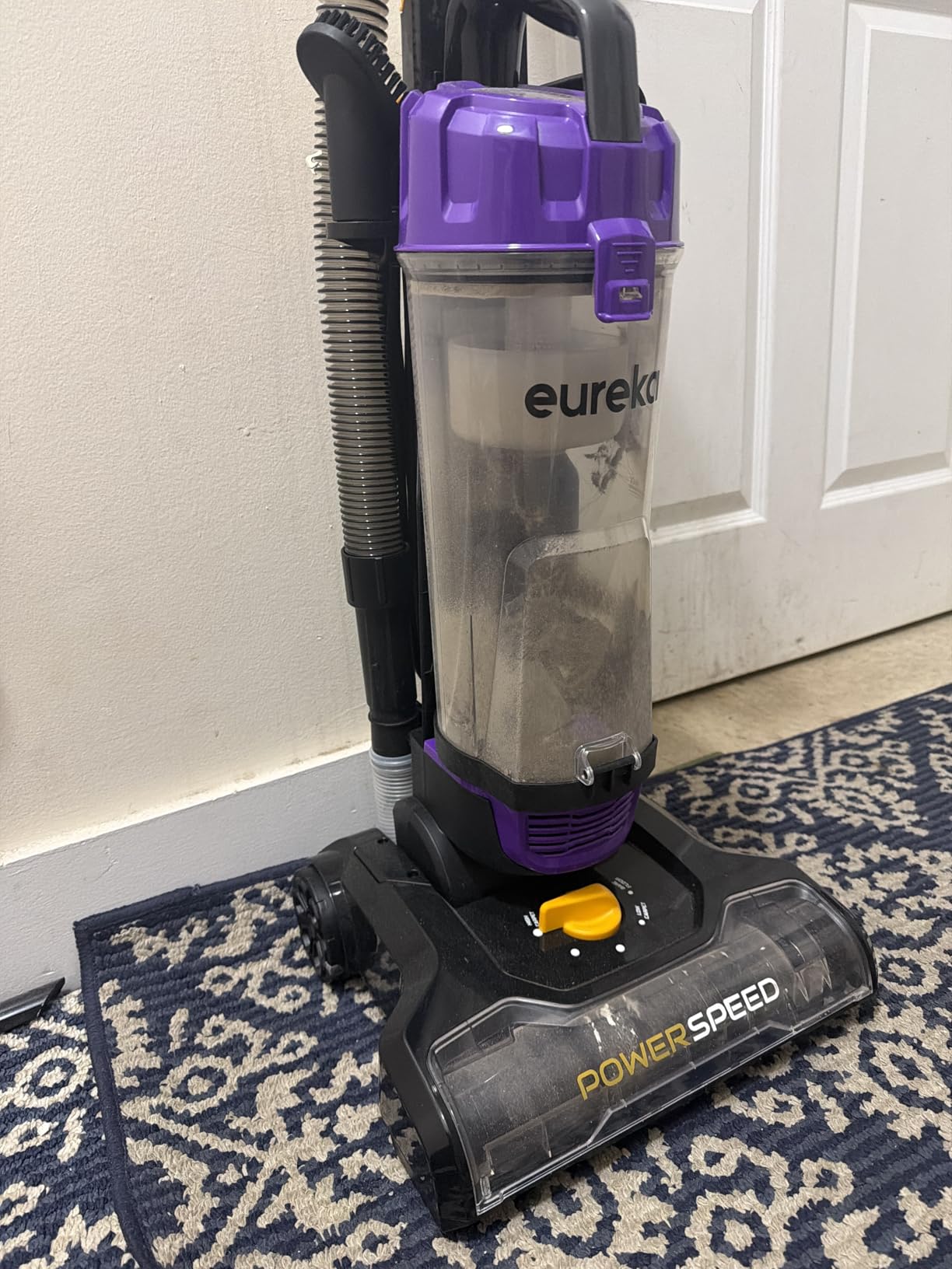 Eureka NEU182B PowerSpeed Bagless Upright Vacuum Cleaner, Purple customer photo 1