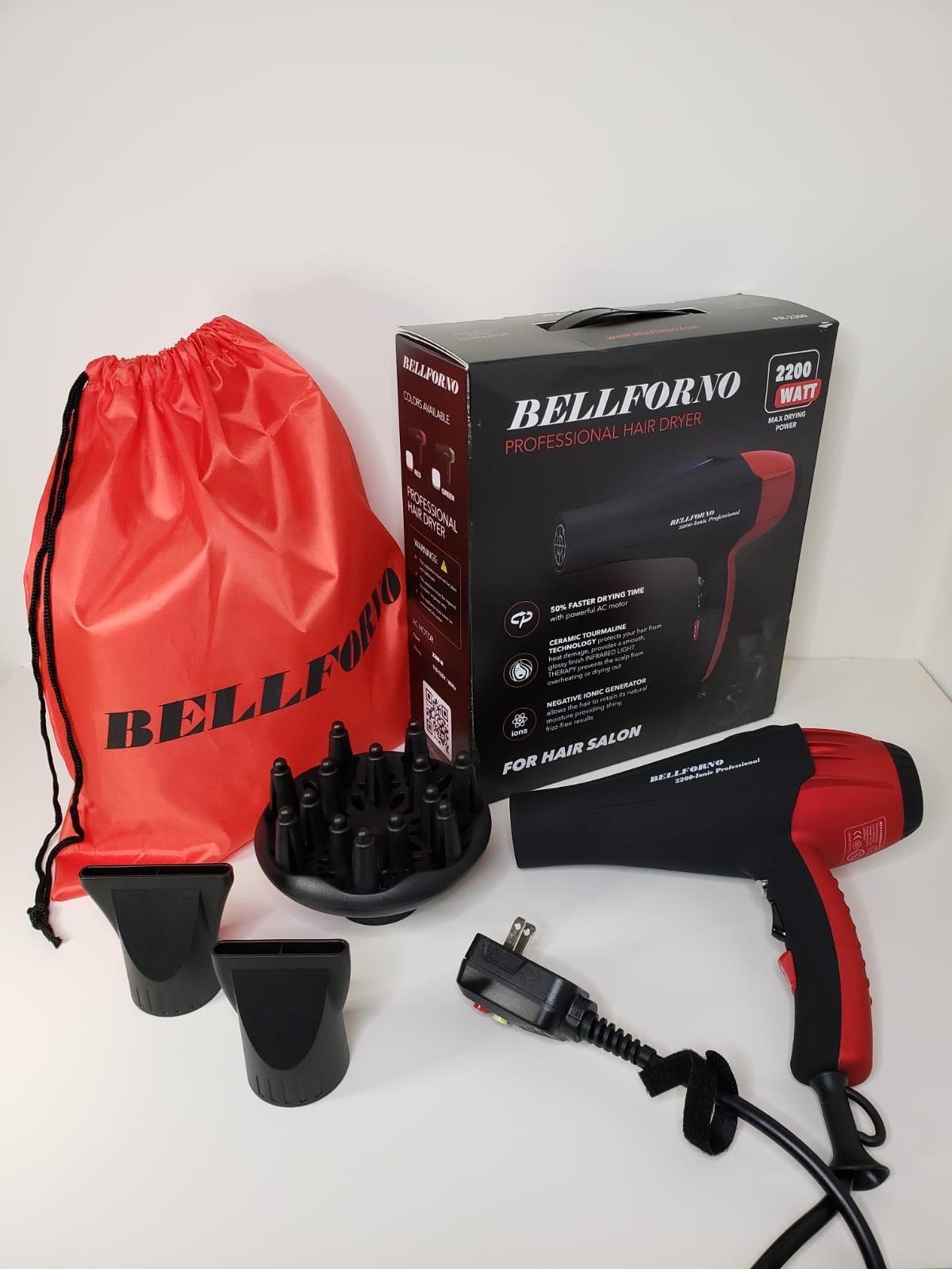 Professional Ionic Curly Hair Dryer with Diffuser, Black/Red customer photo 2