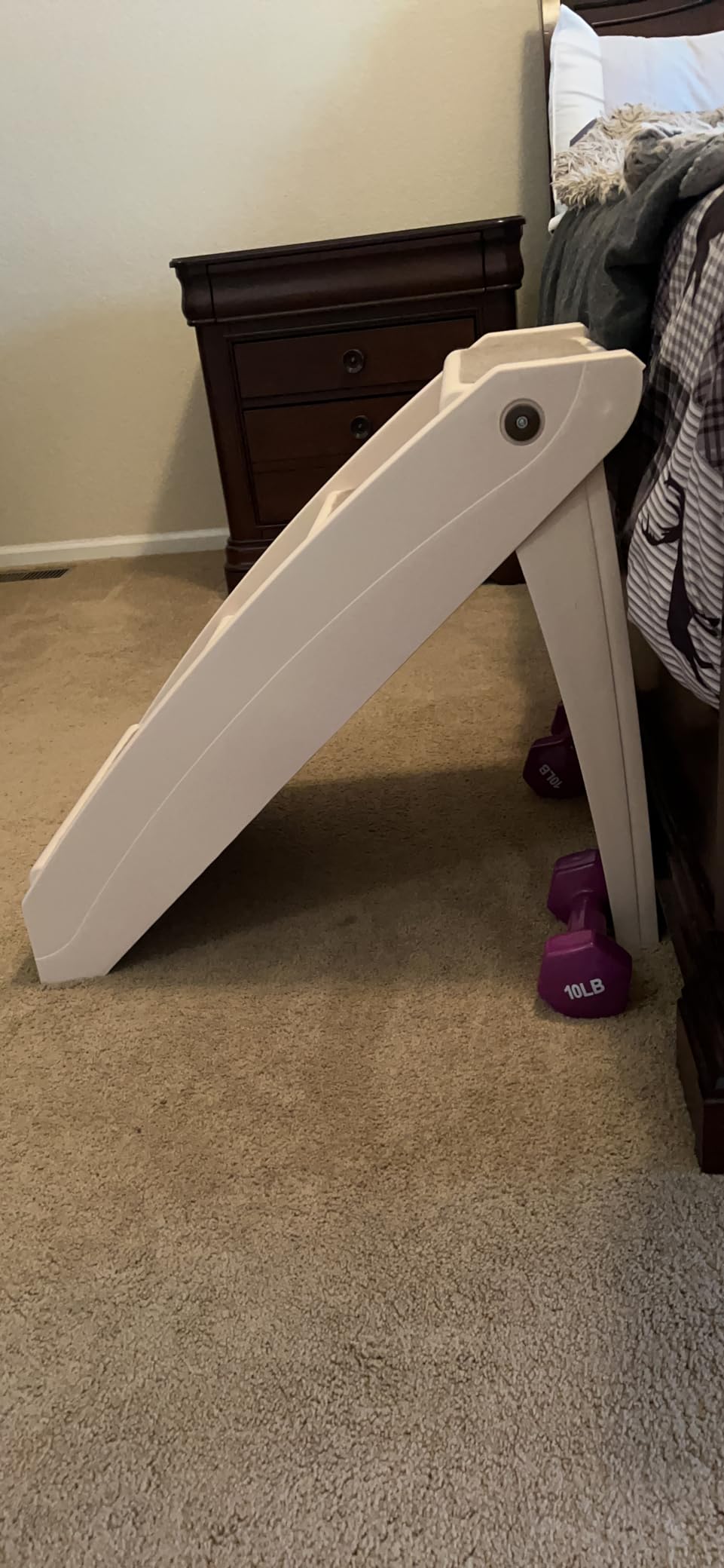 PetSafe CozyUp Folding Dog Stairs, 20 in Tall, Gray customer photo 1