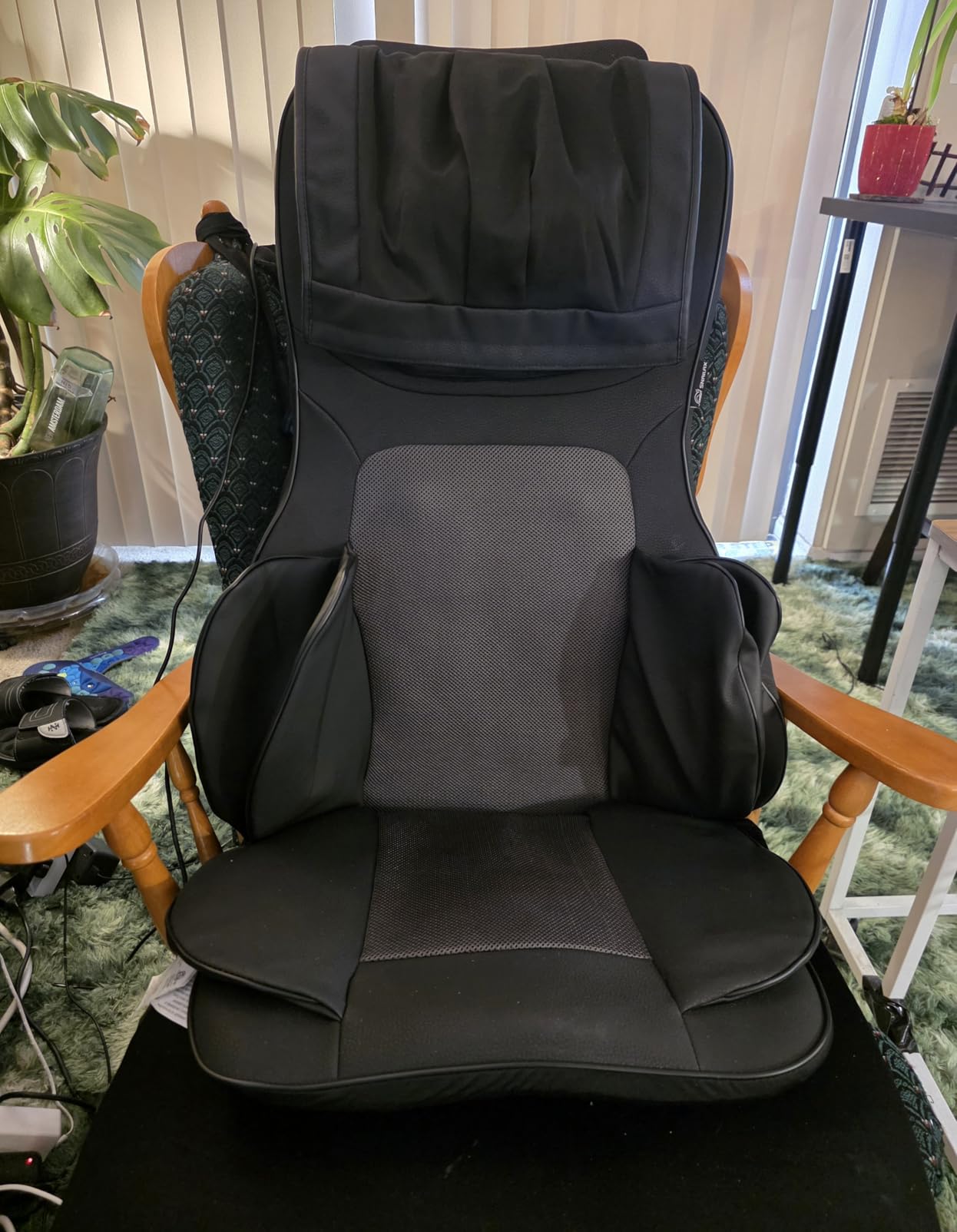 Snailax Shiatsu Neck and Back Massager Chair Pad with Heat for Chair& Sofa customer photo 2
