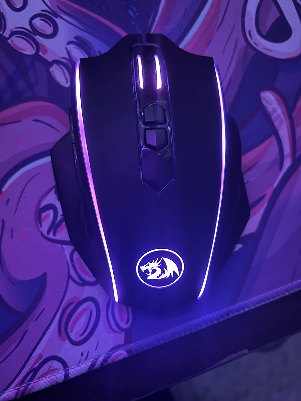 Redragon M686 Wireless RGB Optical Gaming Mouse 16000 DPI Remapping Keys customer photo 1
