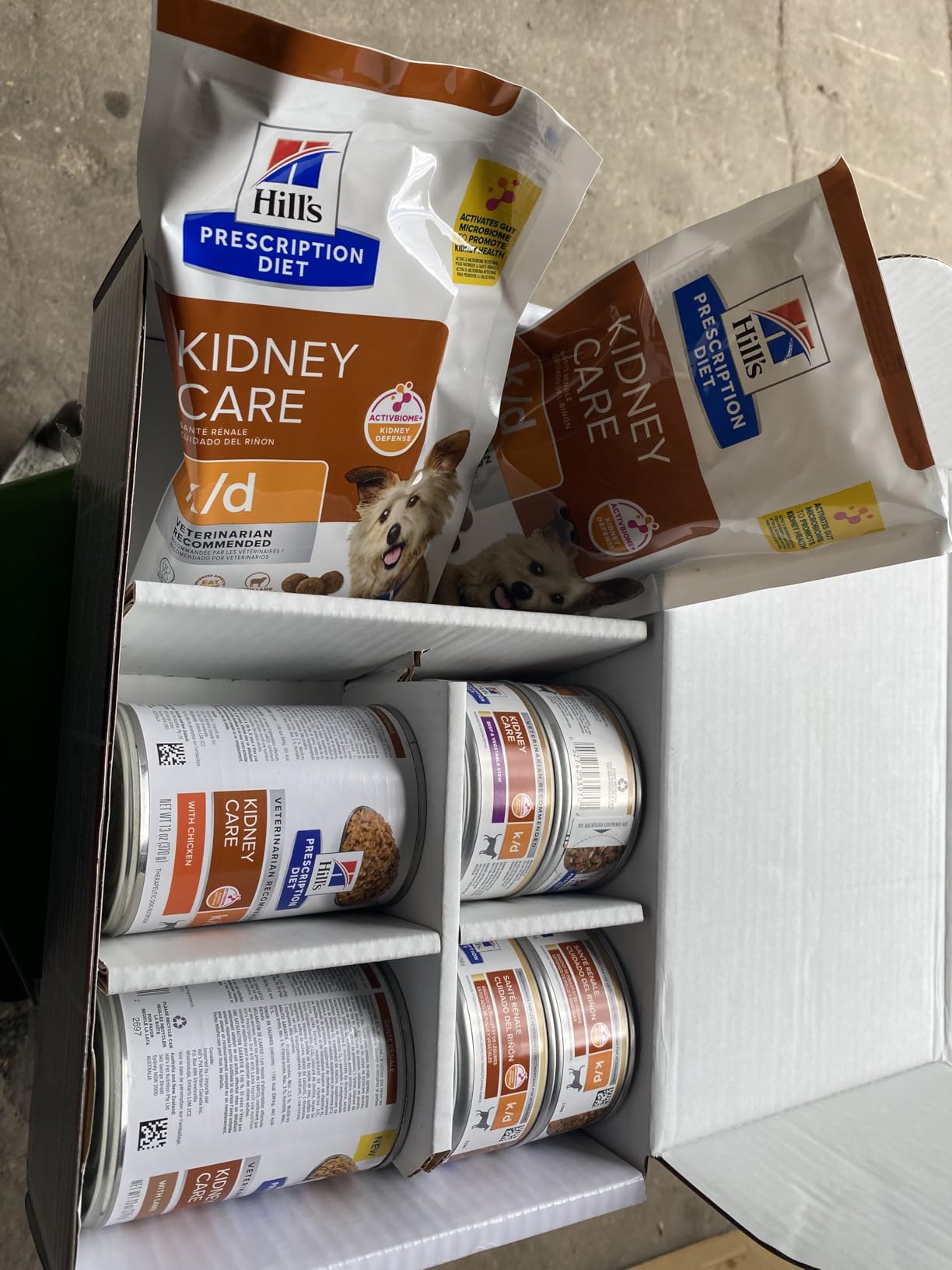 Hill's Prescription Diet k/d Kidney Care Dog Food Starter Kit Variety Pack customer photo 1