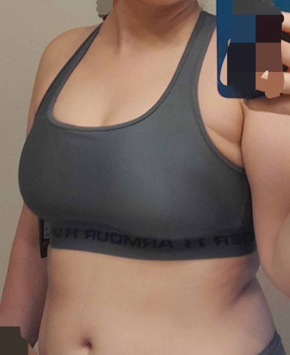 Under Armour Women's Crossback Mid Impact Sports Bra customer photo 1