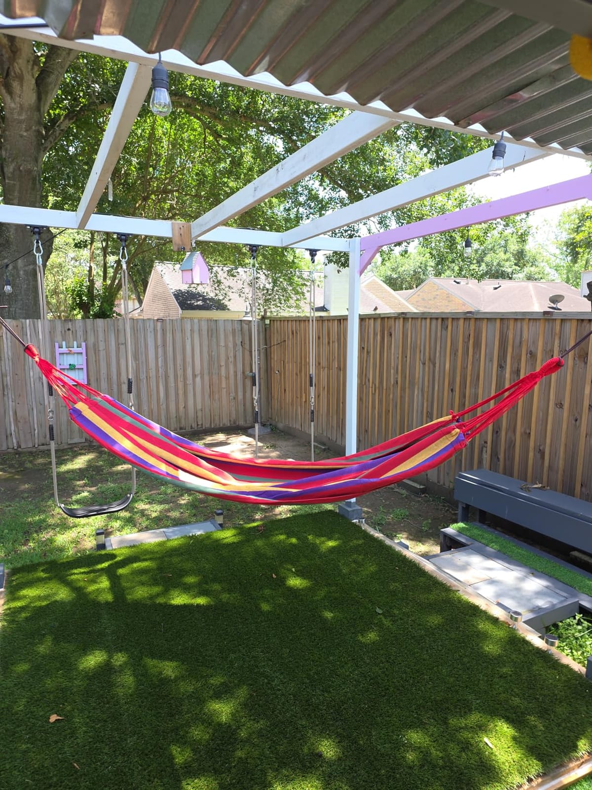GOCAN Hammocks Double 2 Person Extra Large Fabric Size 220 x 150cm customer photo 2