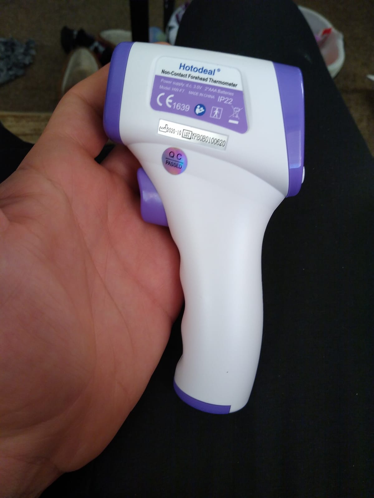 Hotodeal No-Touch Infrared Forehead Thermometer for Adults, Kids & Babies customer photo 1