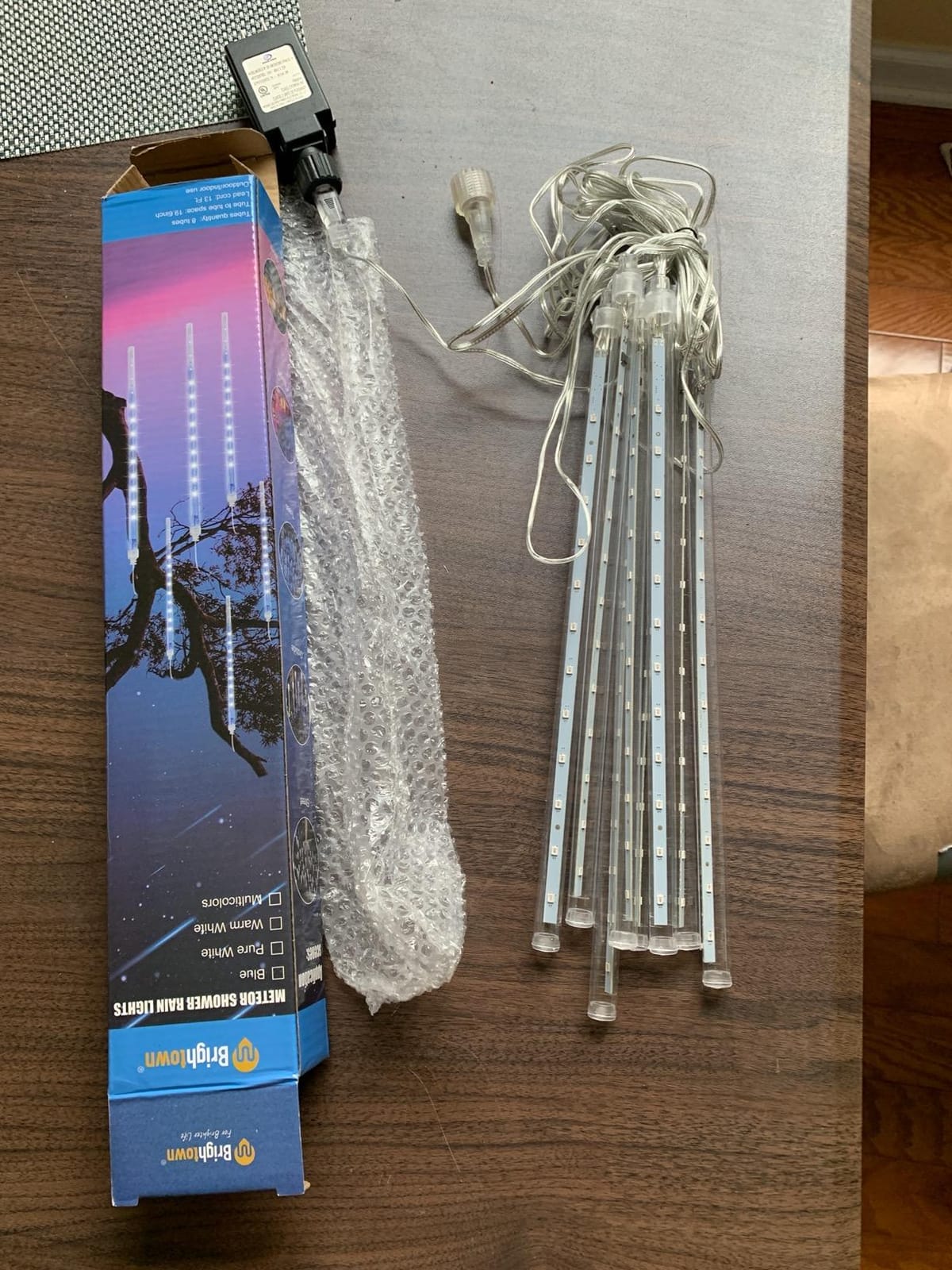 Brightown Christmas Lights Outdoor, 16 Inch 10 Tube 360 LED Icicle Lights customer photo 1