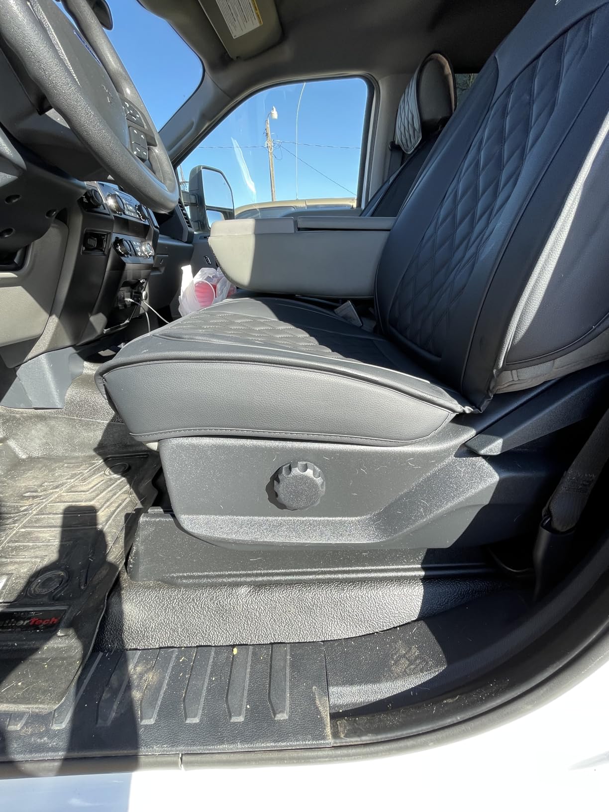Aierxuan Car Seat Covers for Ford F150 F250 F350 F450 Truck (Black) customer photo 2