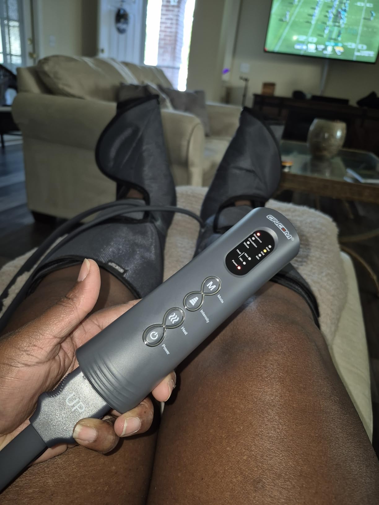 CINCOM Leg Massager with Heat and Air Compression FSA - HSA customer photo 2