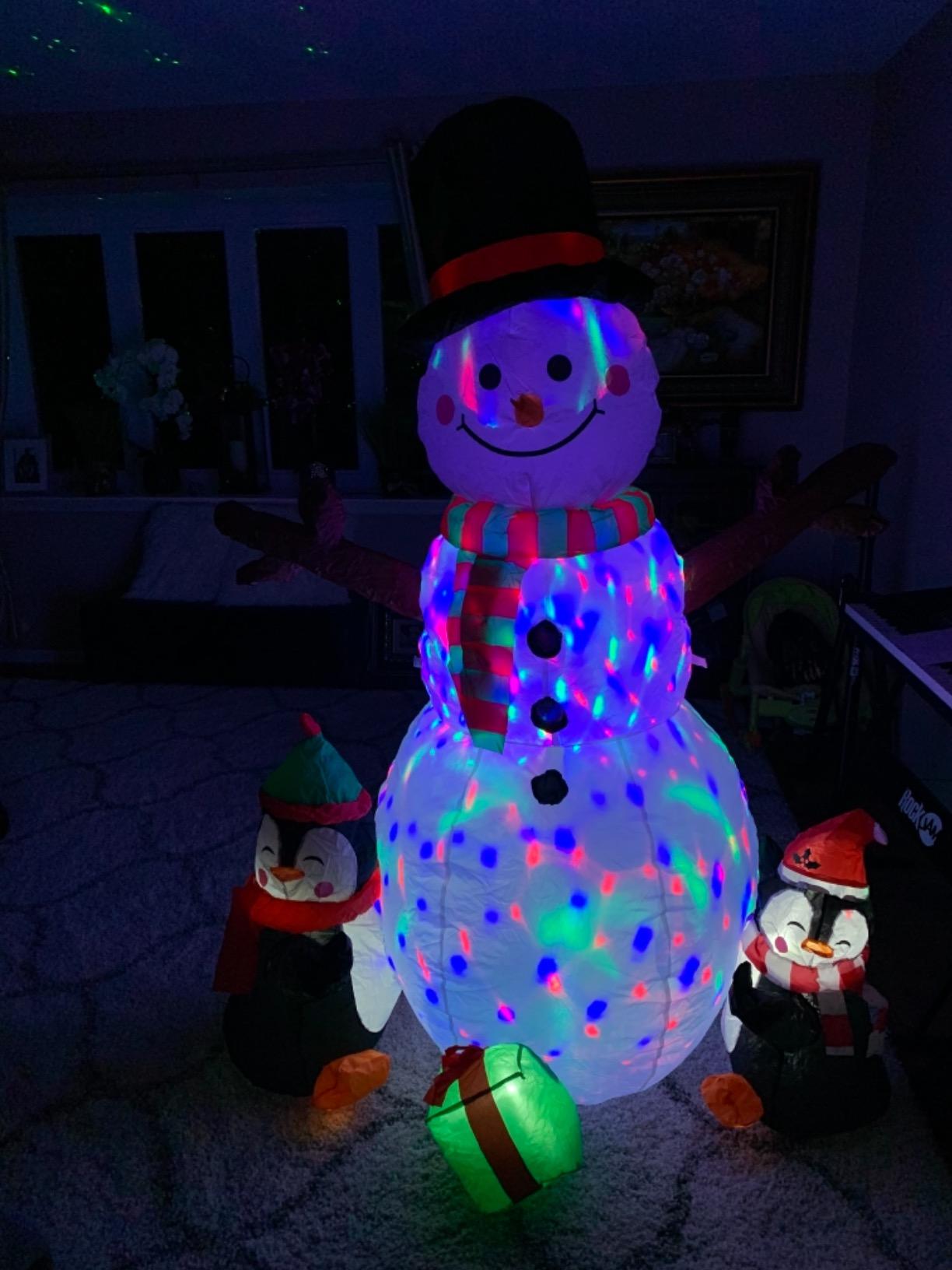 Christmas Inflatables Outdoor Christmas Decorations for Yard 6FT Snowman customer photo 1