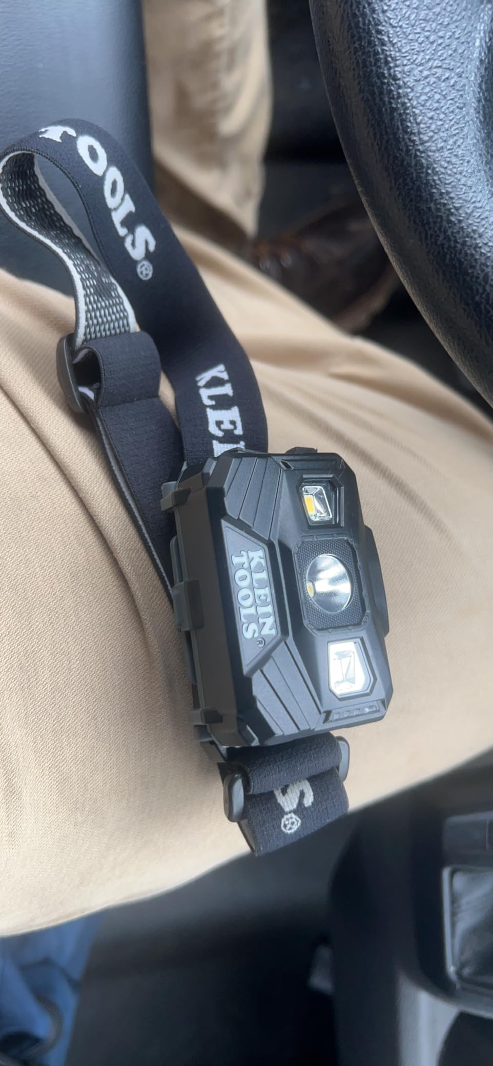 Klein Tools 56048 Rechargeable LED Headlamp with Adjustable Fabric Strap customer photo 2