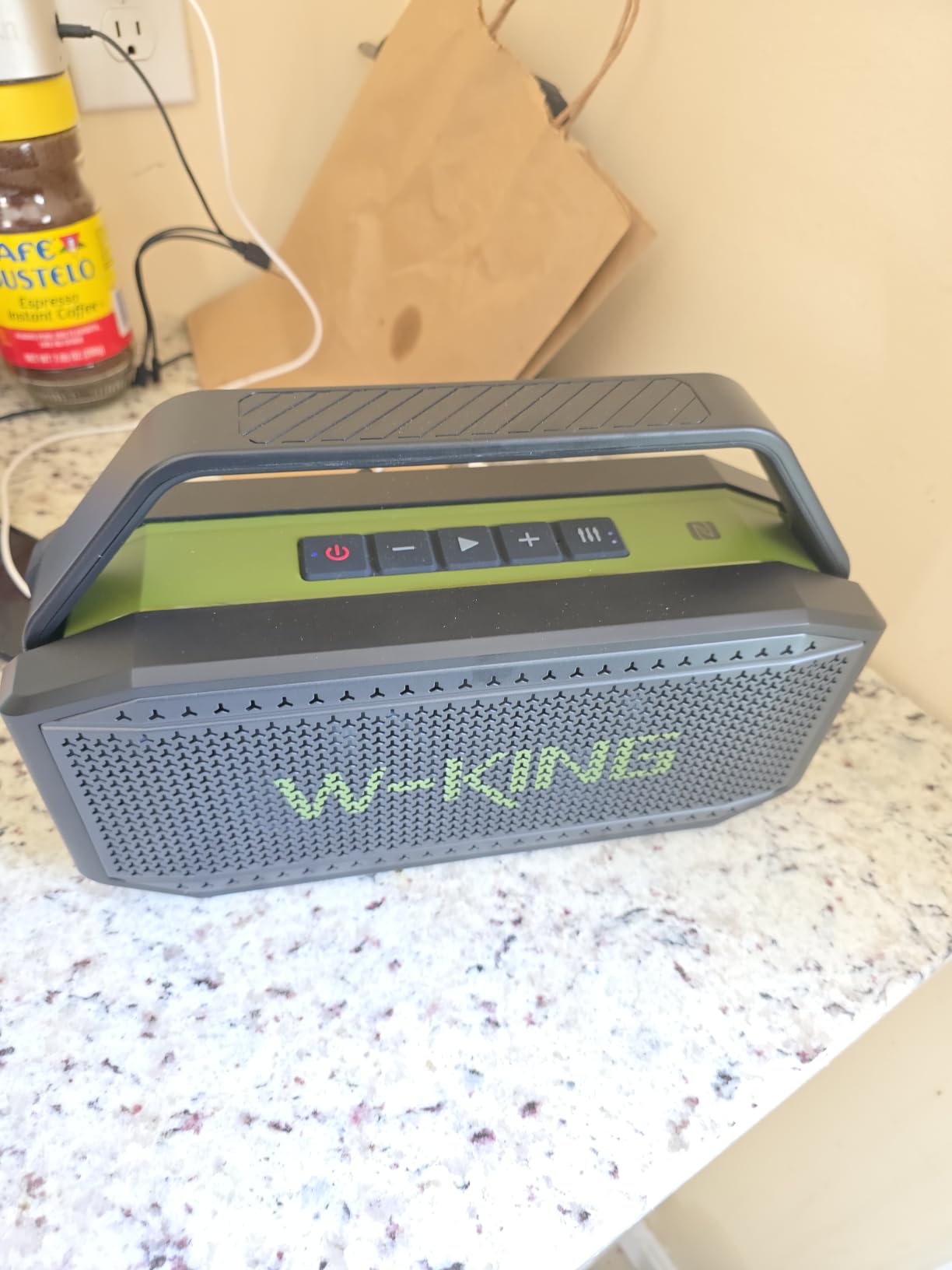 W-KING Bluetooth Speaker, 100W Peak Outdoor Portable Loud Speakers Wireless customer photo 2