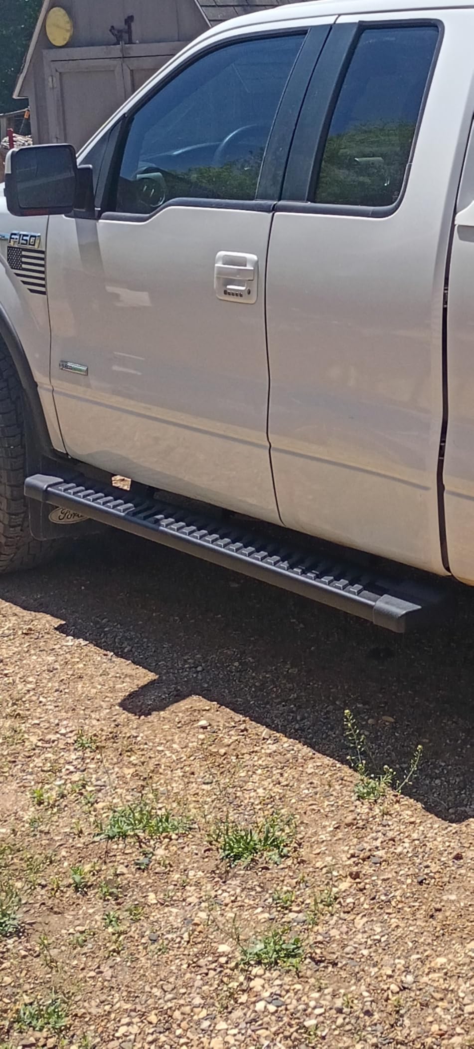 COMNOVA Pair Running Board Nerf Bar Compatible with 15-26 Ford F150 Superduty Crew Cab(4 Full Size Doors) Rocker Slider Side Steps,Width 6 Inches V Style.with OE Style Brackets customer photo 2