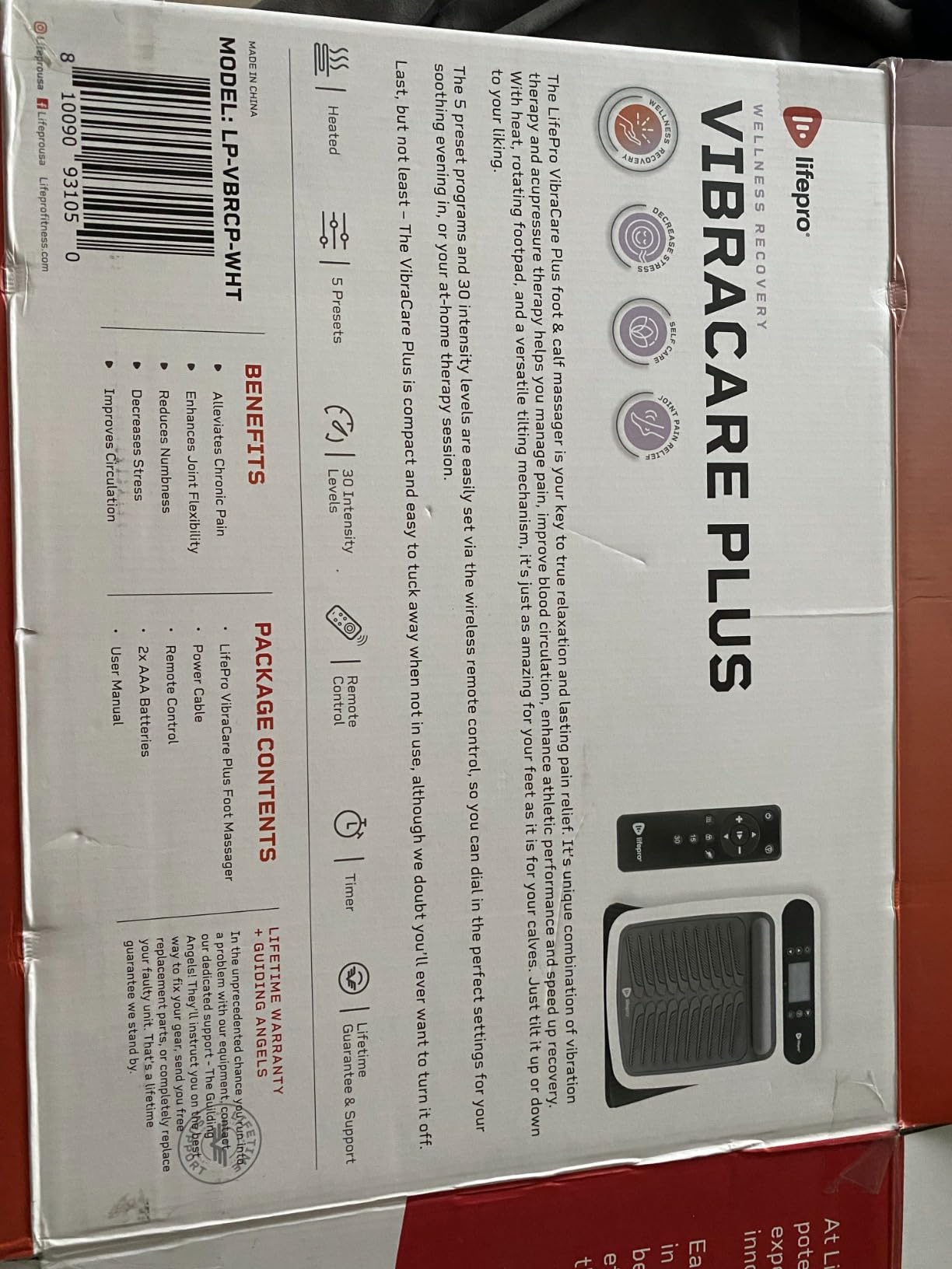 Lifepro VibraFlow Foot Massager for Neuropathy customer photo 2
