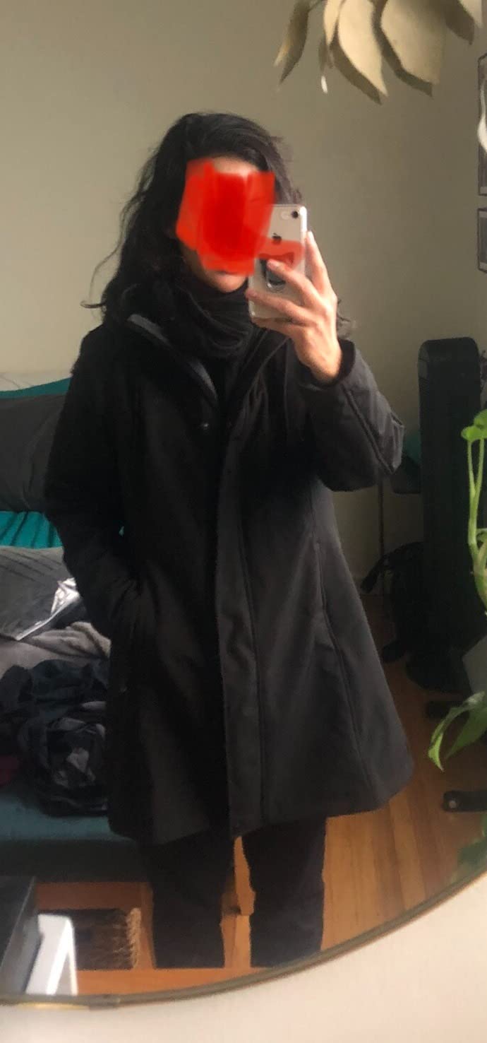 33,000ft Women's Hooded Softshell Jacket Fleece Lined Waterproof Raincoat customer photo 1