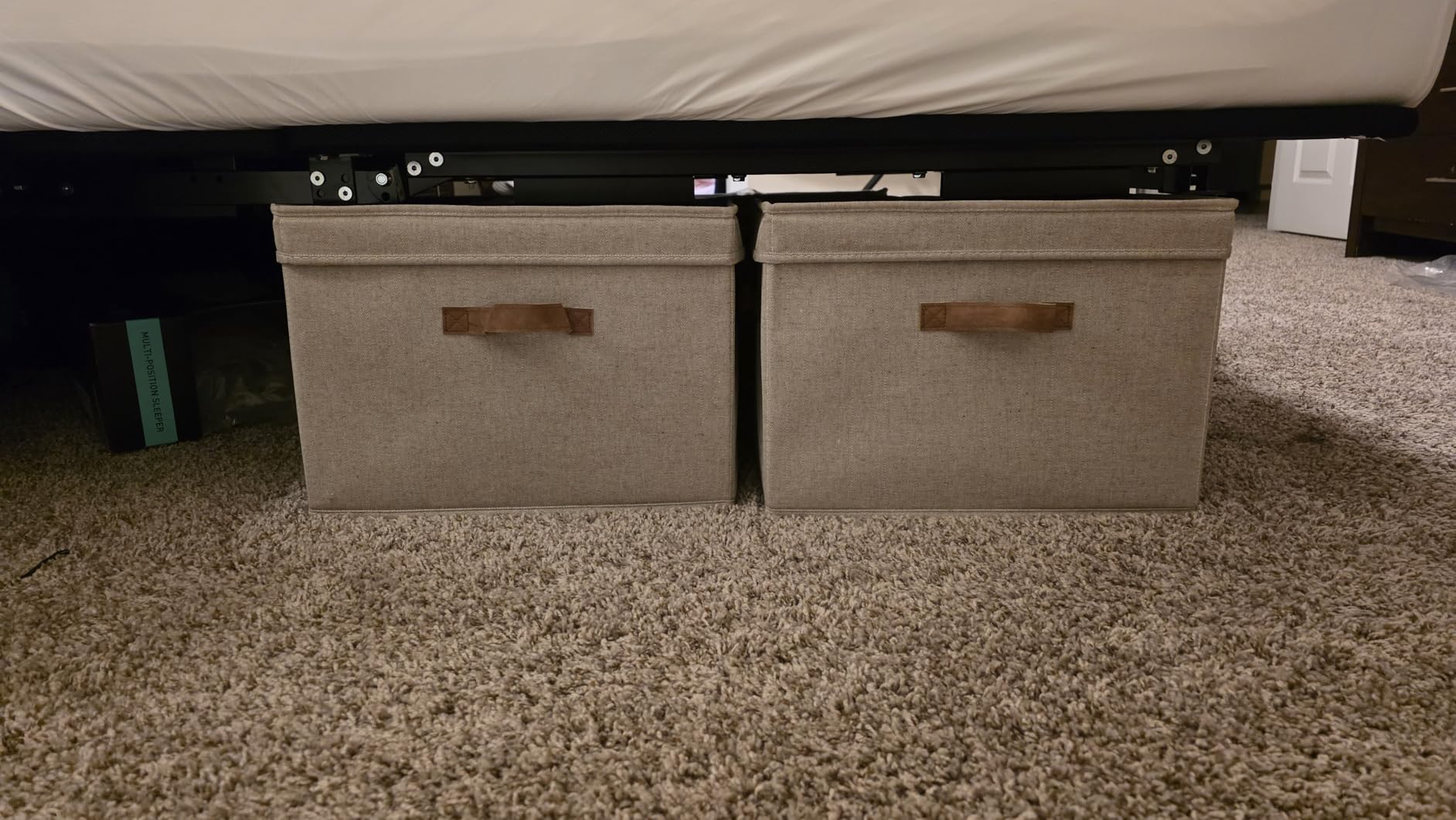 StorageWorks Fabric Storage Bins with Lids, Closet Storage Bins customer photo 2