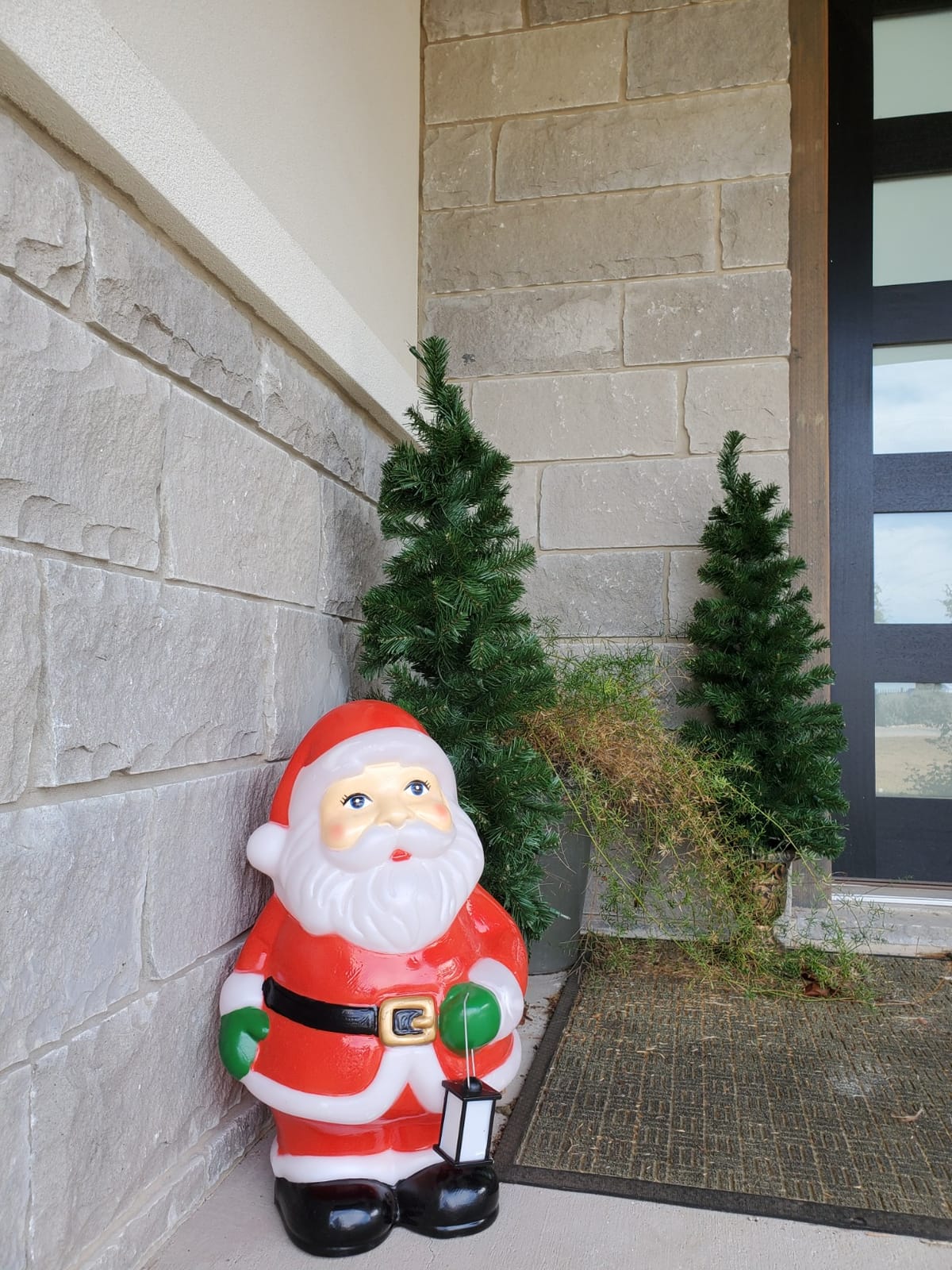 Mr. Christmas Striped Blow Mold Candle - Red/White Christmas Decoration, Multi customer photo 1