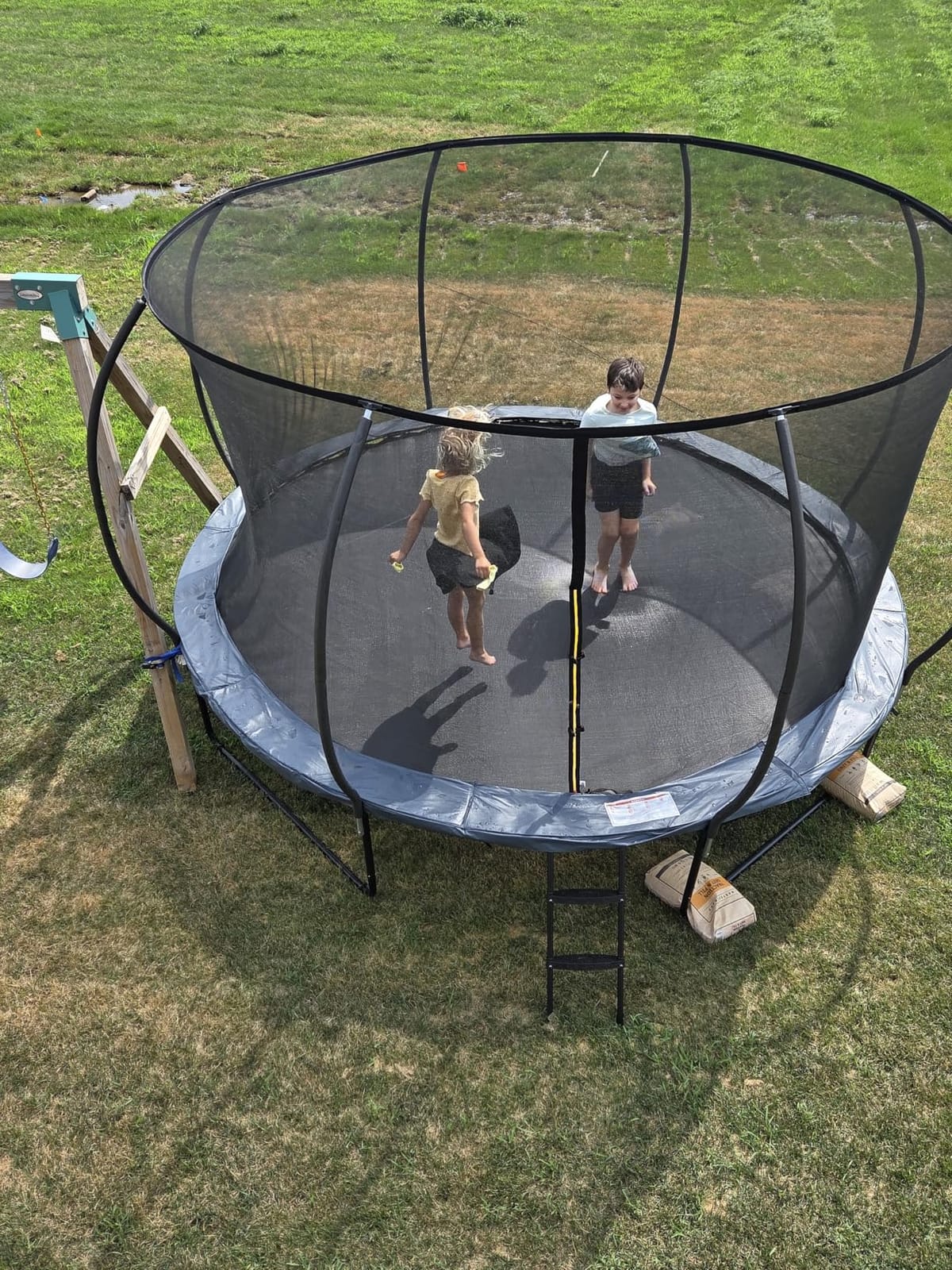 Jumpzylla Outdoor Trampoline with Net for Kids 8FT 10FT 12FT 14FT 15FT 16FT customer photo 2