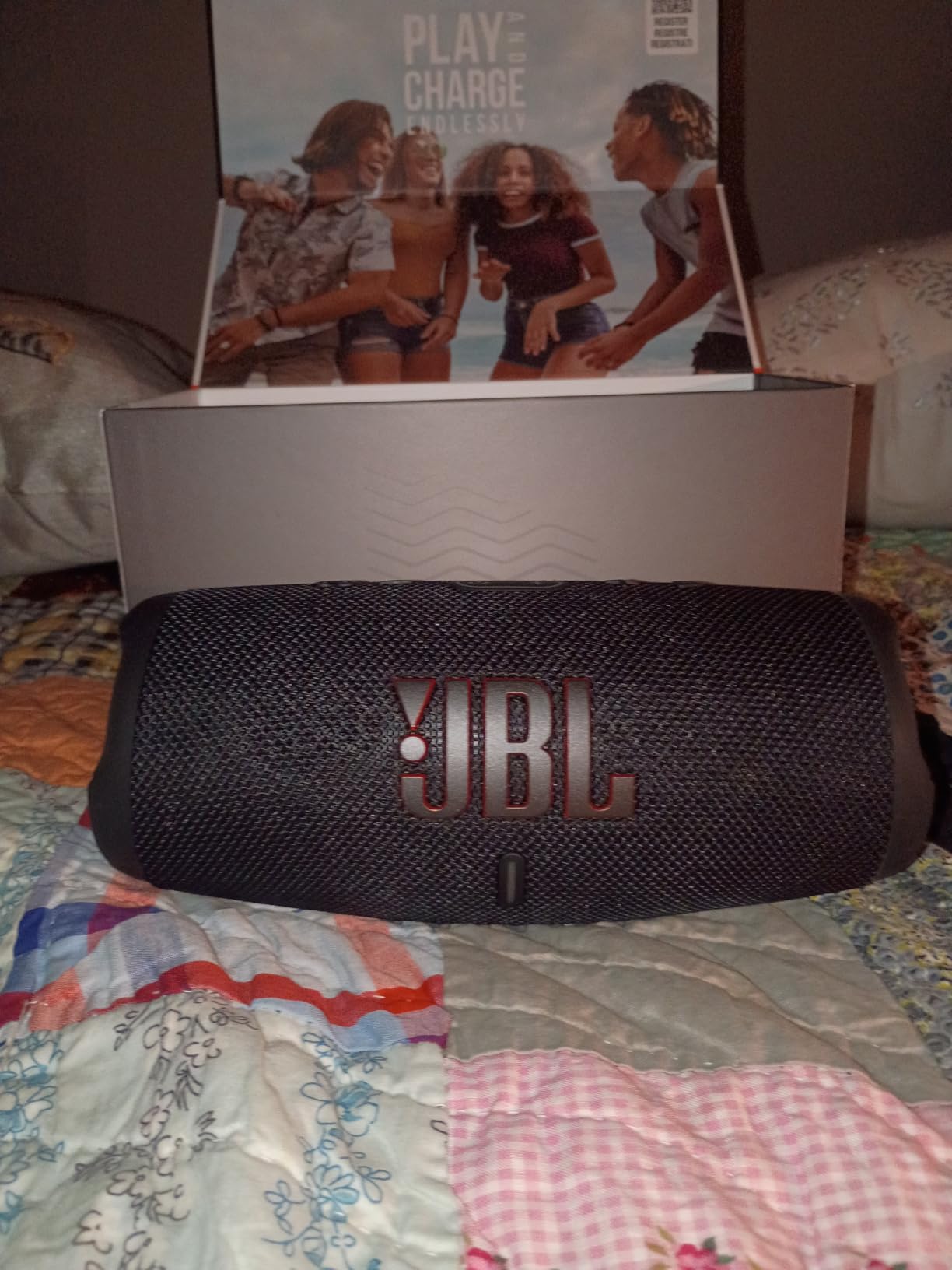 JBL Charge 5 - Portable Waterproof Speaker - Black customer photo 2
