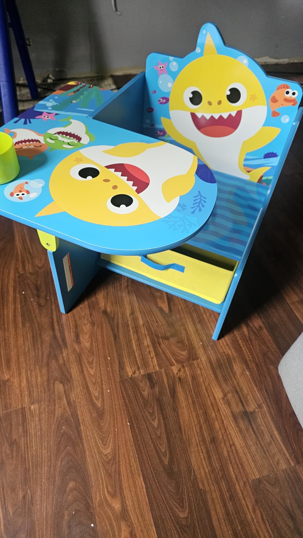 Delta Children Space Adventures Chair Desk with Storage Bin - Ideal for Arts & Crafts, Snack Time, Homeschooling, Homework & More - Greenguard Gold Certified, Blue customer photo 2