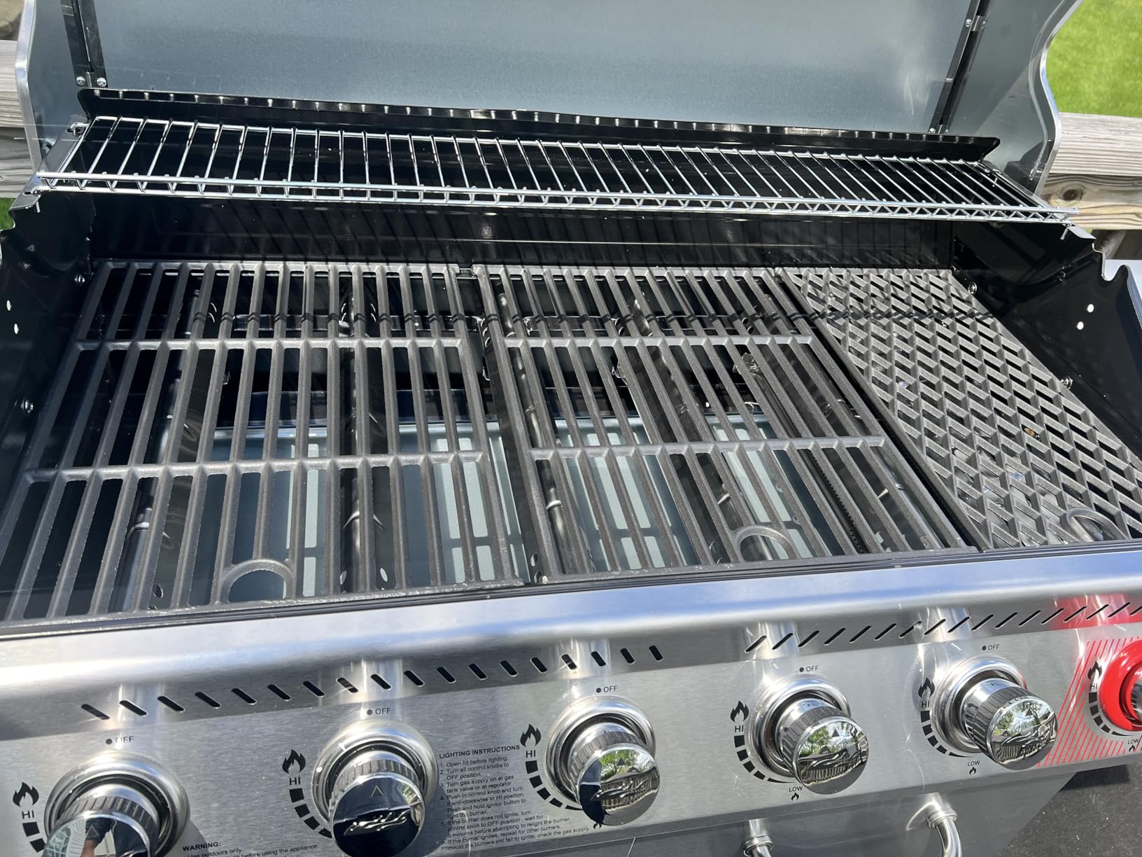 Royal Gourmet GA6402S 6-Burner Propane Gas Grill with Side Burner, Silver customer photo 1