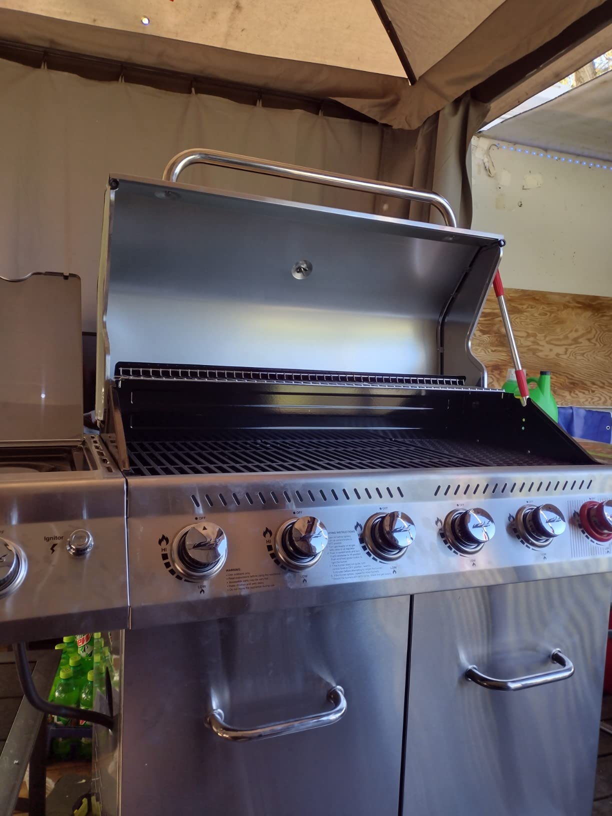 Royal Gourmet GA6402S 6-Burner Propane Gas Grill with Side Burner, Silver customer photo 2