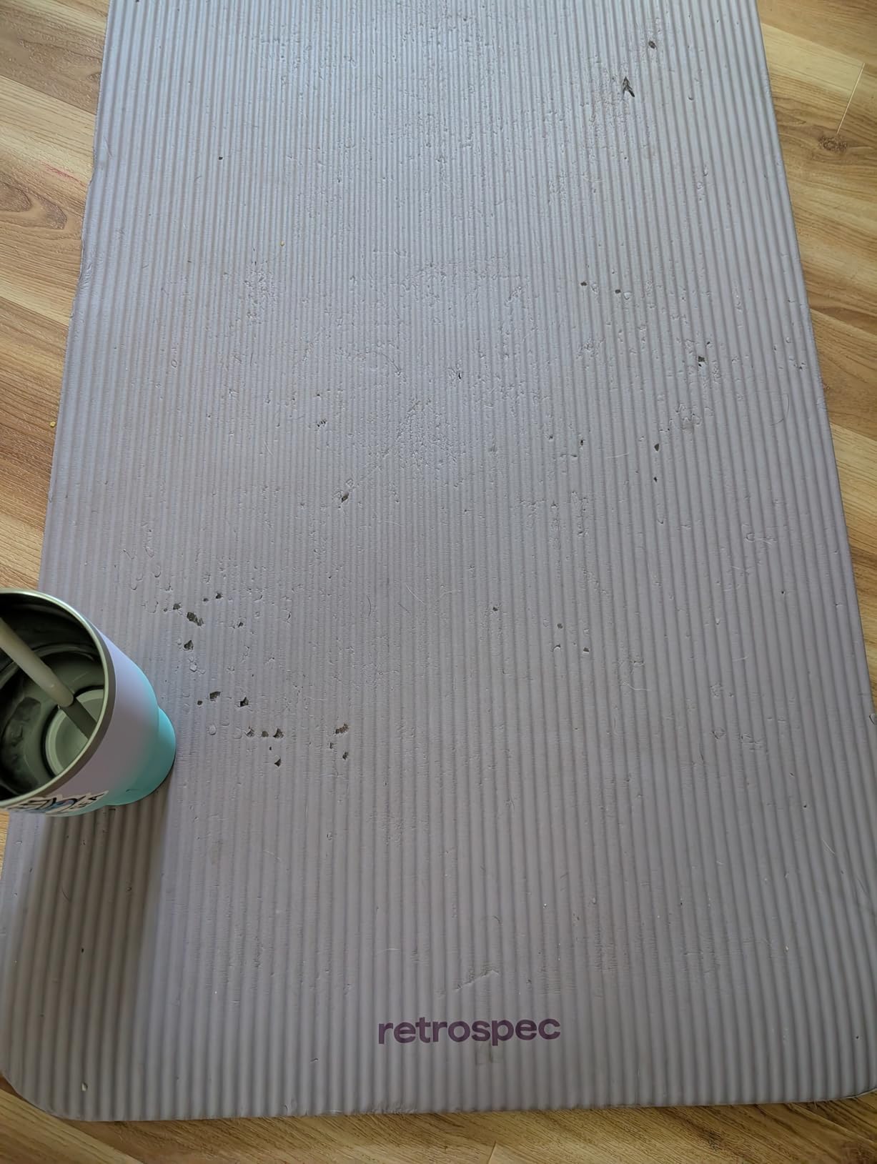 Retrospec Solana Yoga Mat Thick 1/2in Non-Slip Workout Mat with Nylon Strap - 72x24in Exercise Mat for Pilates, Stretching & Fitness - BPA Free, Easy Clean customer photo 2