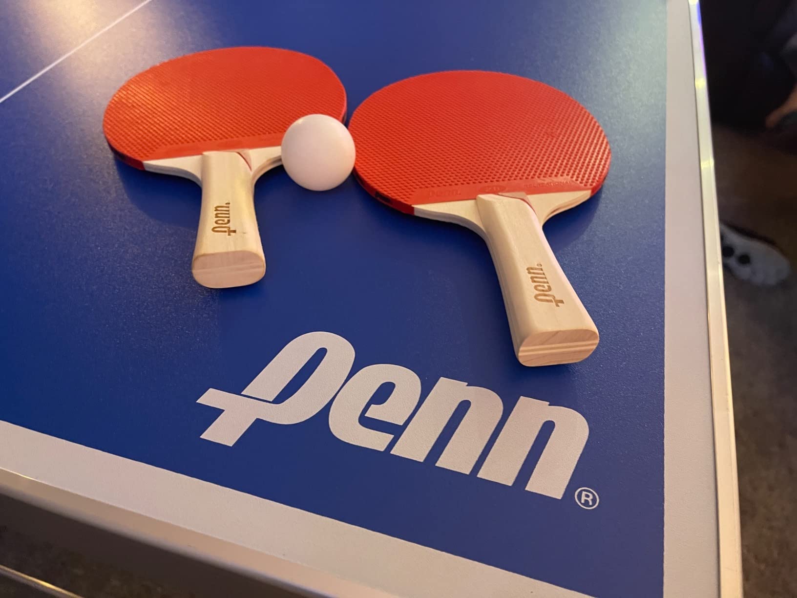 EastPoint Penn Foldable Ping Pong Table, Net, 2 Paddles & 3 Balls, 6' x 3' customer photo 1