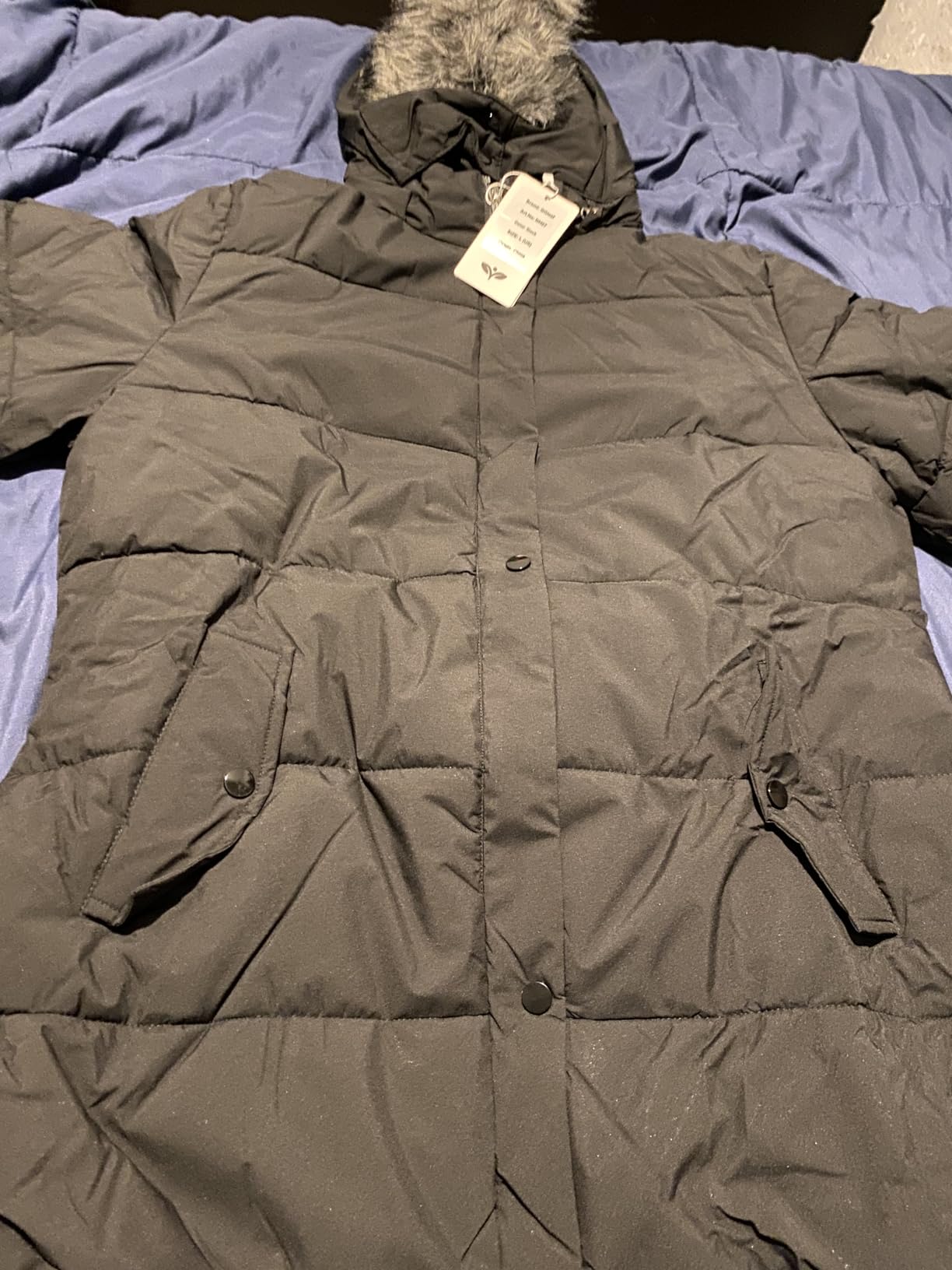 GGleaf Women's Winter Thicken Puffer Coat (Standard & Plus Size) Warm Snow Jacket with Fur Removable Hood customer photo 1