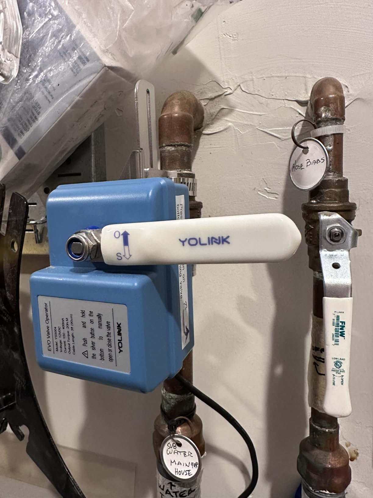 YoLink Smart Water Valve Controller, with Valve Operator, Easy No-Plumber DIY Installation, Remote Control, Compatible with Alexa/Google Assistant, IFTTT - YoLink Hub Required customer photo 1