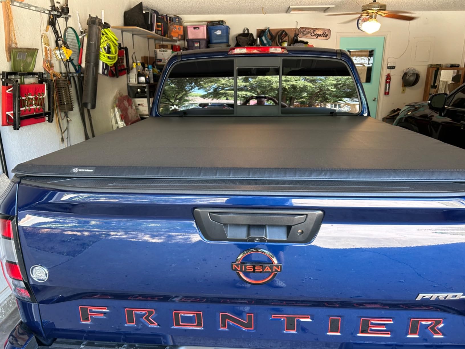 YITAMOTOR Soft Tri-Fold Truck Bed Tonneau Cover for Frontier 2005-2026 5ft customer photo 2