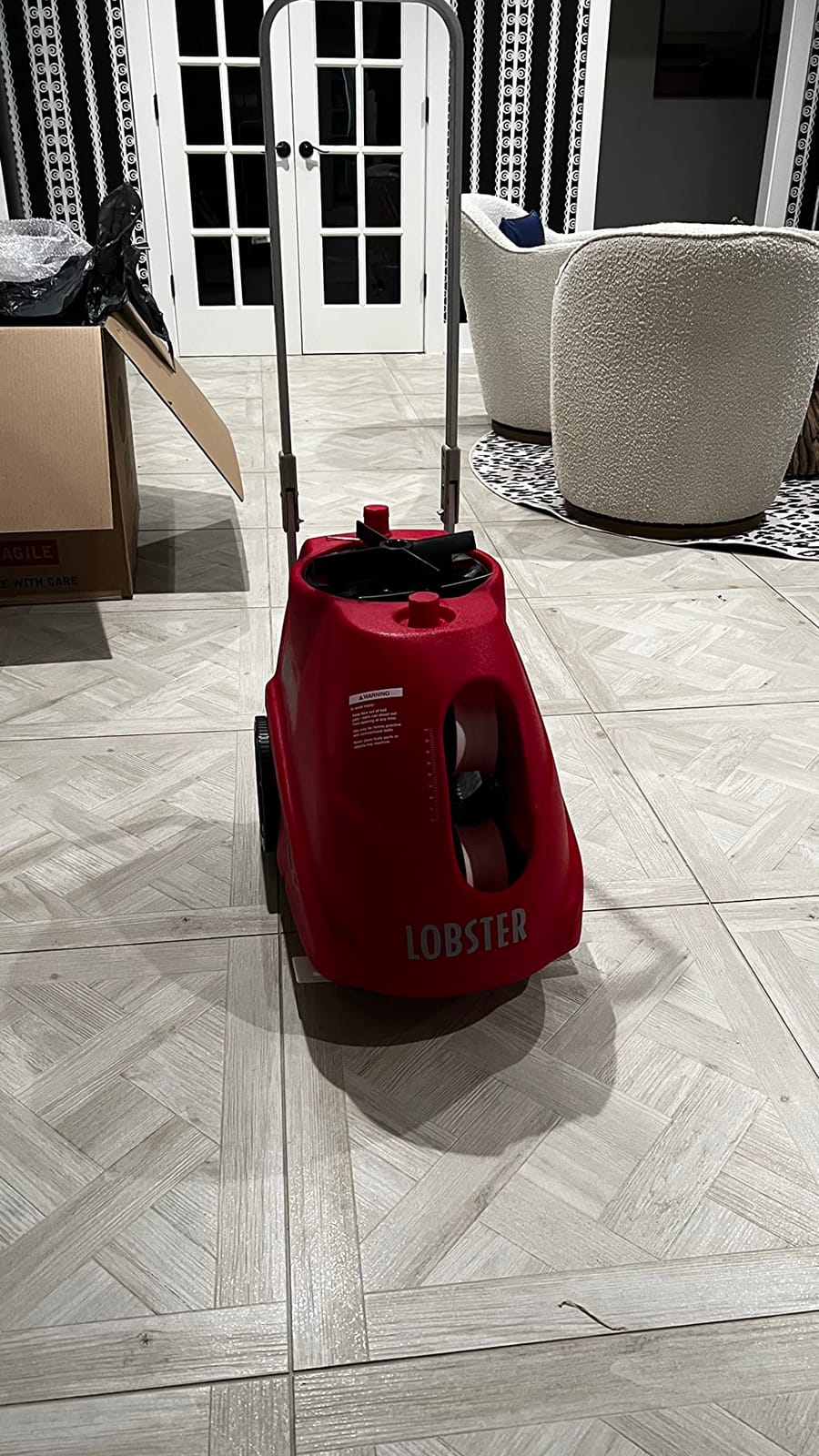Lobster Sports Pickleball Machine – Full-Featured – Adjustable Topspin, Backspin, & Lobs, Random Oscillation, Ball Speed (20-60MPH), Lightweight & Portable, Holds 125 Balls, with Multi-Function Remote customer photo 1
