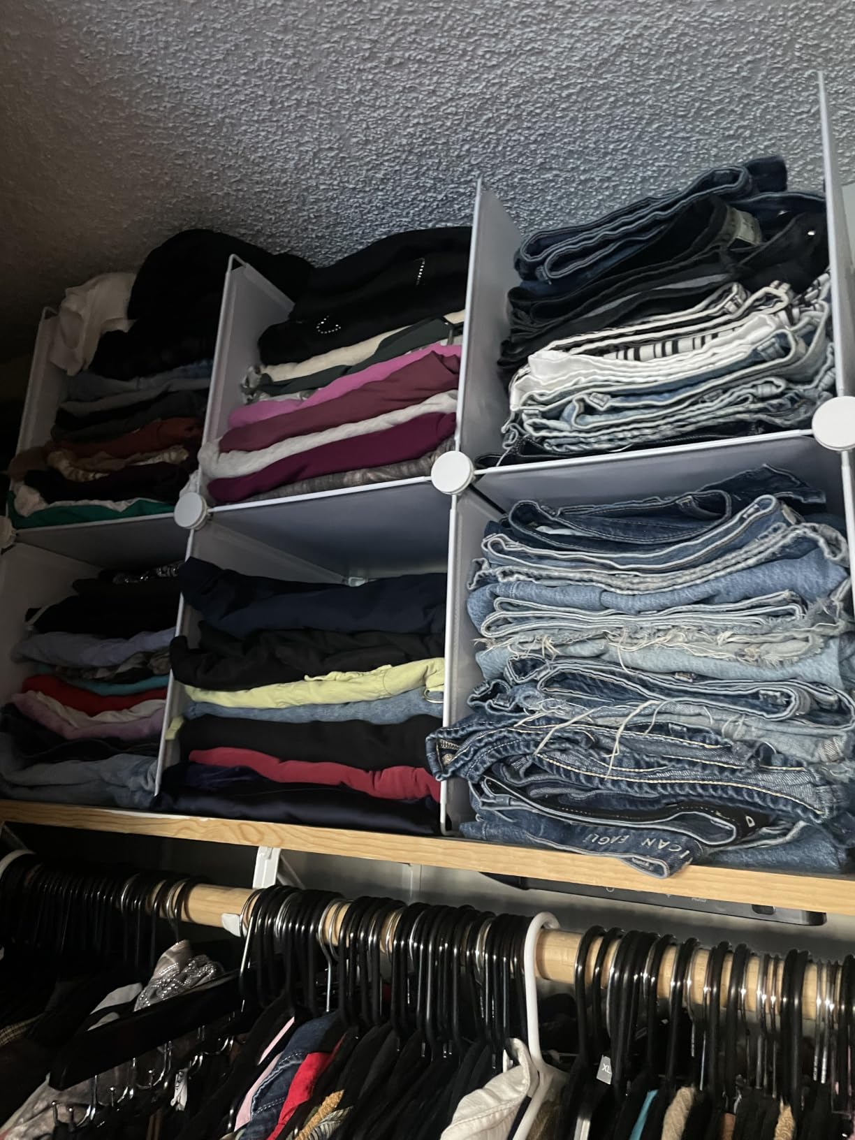 AWTATOS Closet Organizers and Storage, 6 Cube Storage Organizer, White customer photo 1
