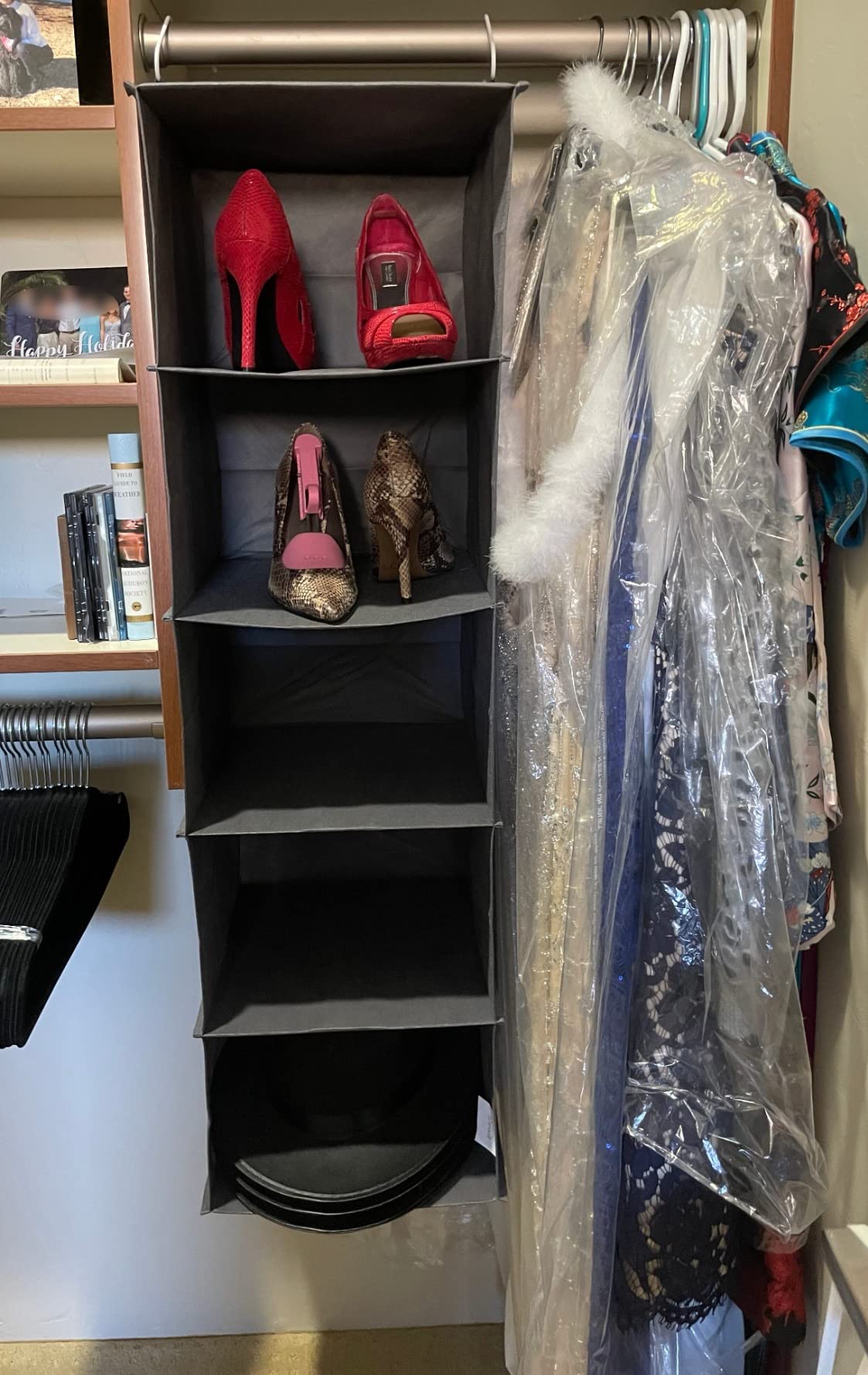 Lifewit Hanging Closet Organizer and Storage for Clothes 5 Tier customer photo 2