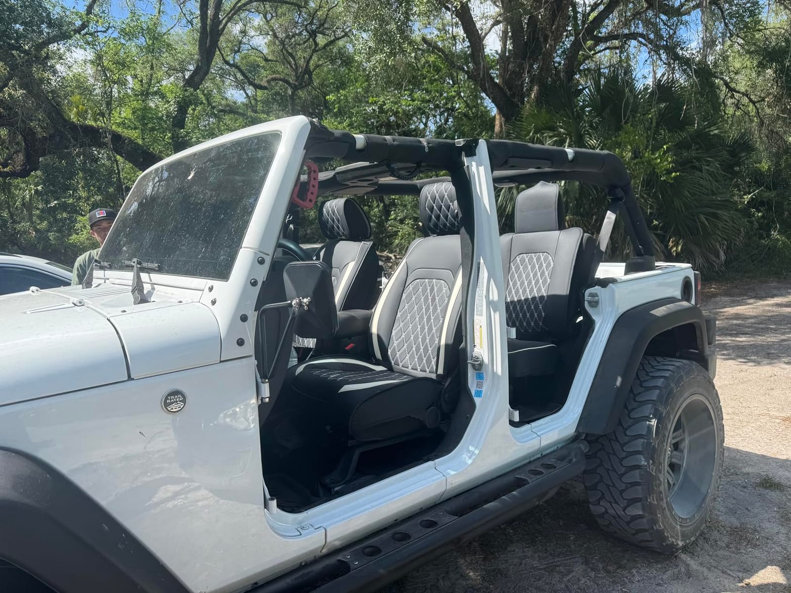 Aierxuan Jeep Wrangler JK JL 4-Door Custom Seat Covers Full Set 2007-2026 customer photo 1