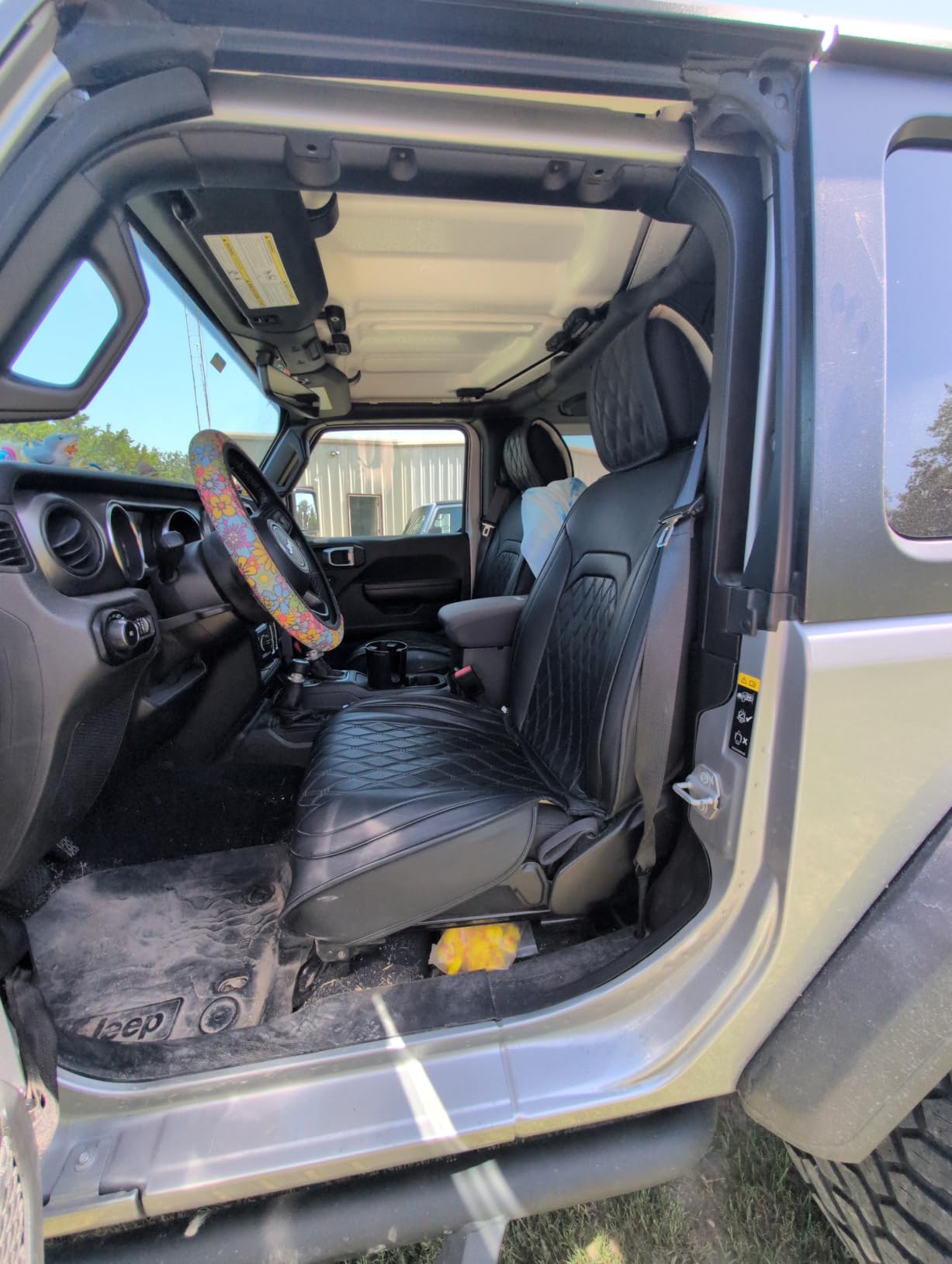 Aierxuan Jeep Wrangler JK JL 4-Door Custom Seat Covers Full Set 2007-2026 customer photo 2