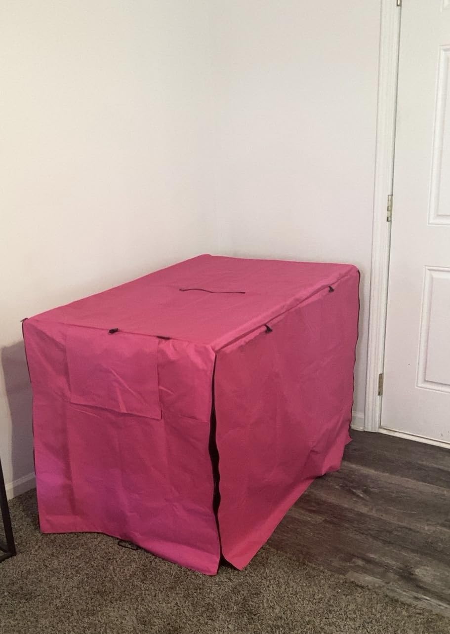 Dog Crate Cover 48 Inch Waterproof 600D Oxford with 1-3 Doors customer photo 1