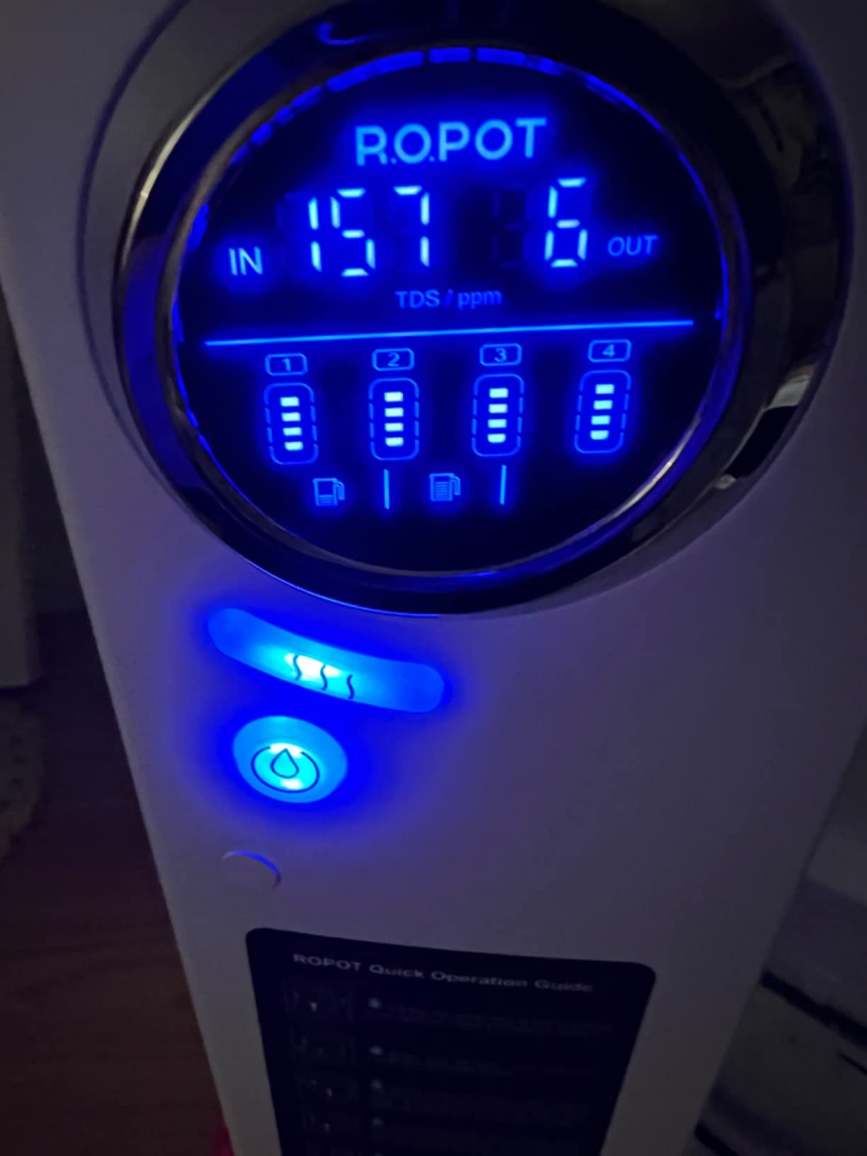 Bluevua RO100ROPOT Countertop Reverse Osmosis Water Filter System customer photo 1