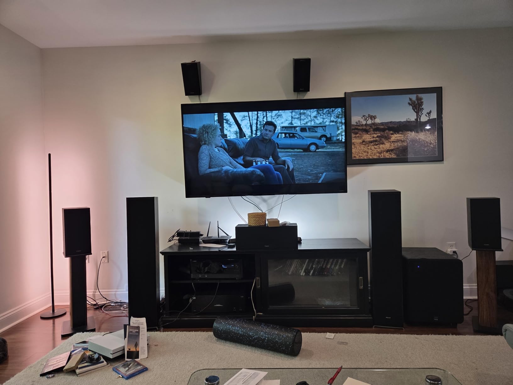 Klipsch Reference Next-Generation R-40M Horn-Loaded Bookshelf Speakers with 4” Spun-Copper Woofers for Best-in-Class Home Theater Sound in Black customer photo 2